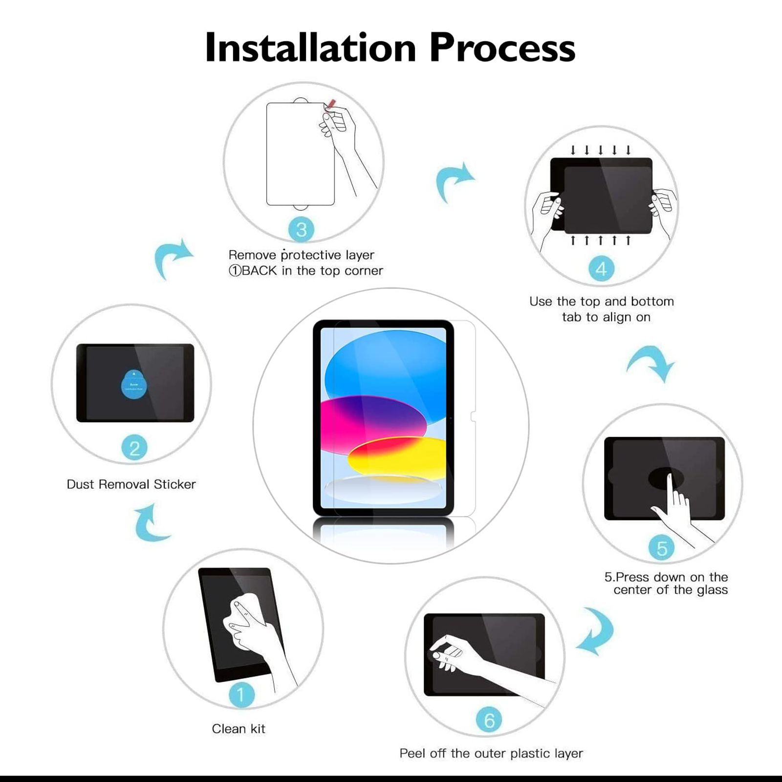 GRIPP Tempered Glass for Apple iPad 10.9 (10th Gen) GRIPP Tempered Glass for Apple iPad 10.9 (10th Gen)_7