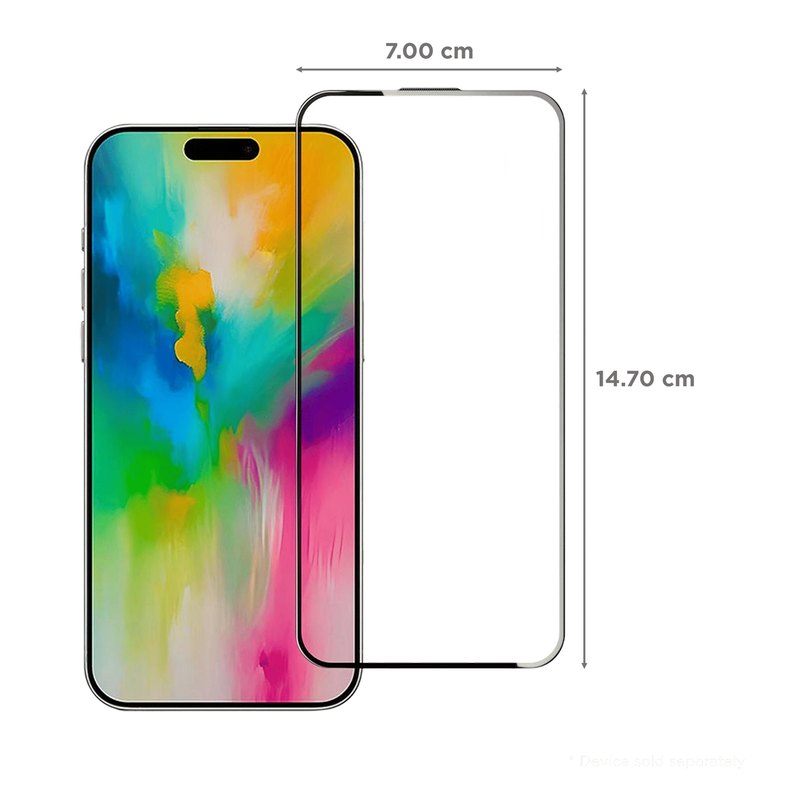 Muvtech Full Glass Tempered Glass for Apple iPhone 16 Pro (5X Stronger Protection) Muvtech Full Glass Tempered Glass for Apple iPhone 16 Pro (5X Stronger Protection)_2