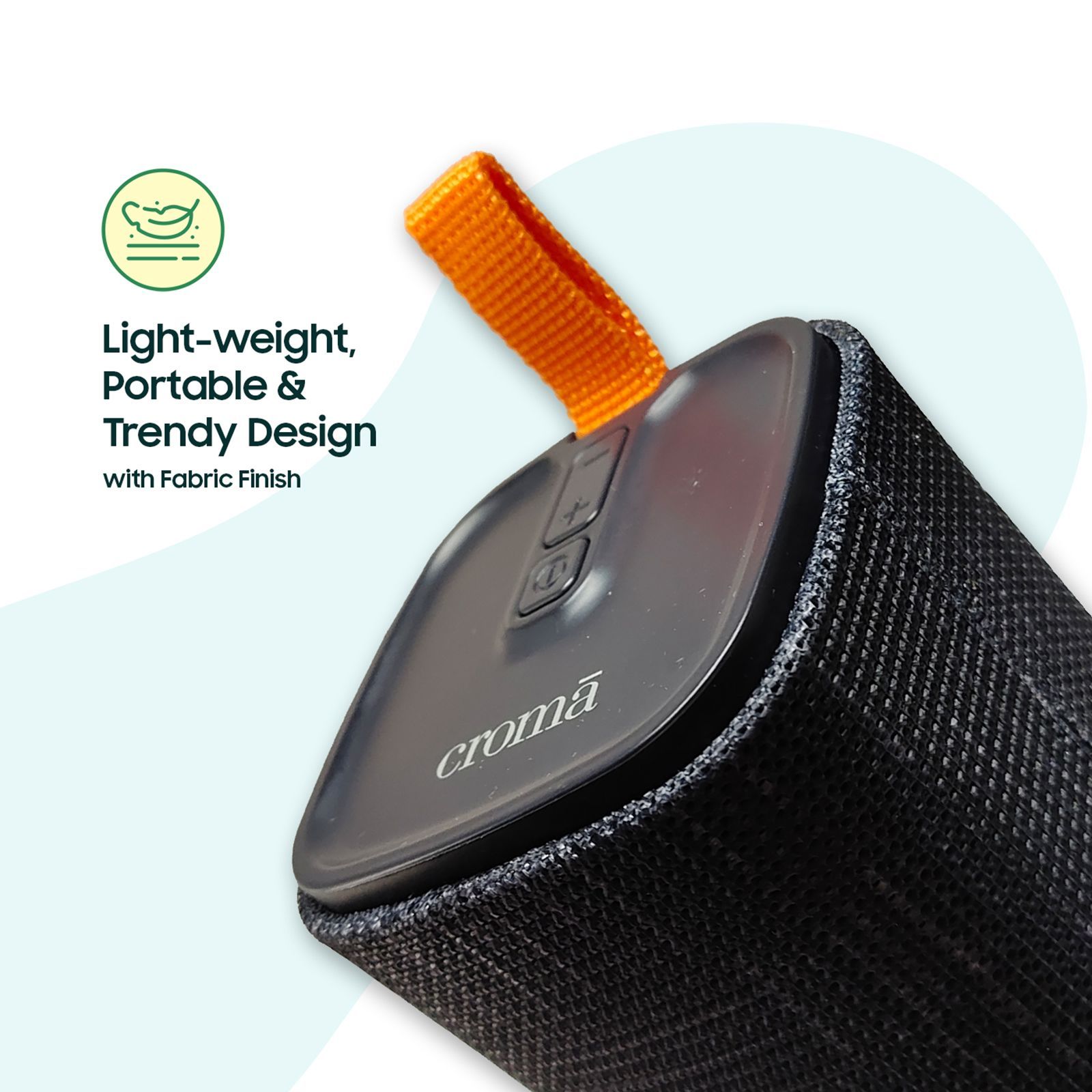 Croma Kube 5 Watts Portable Bluetooth Speaker (True Wireless Function, Black) Croma Kube 5 Watts Portable Bluetooth Speaker (True Wireless Function, Black)_7
