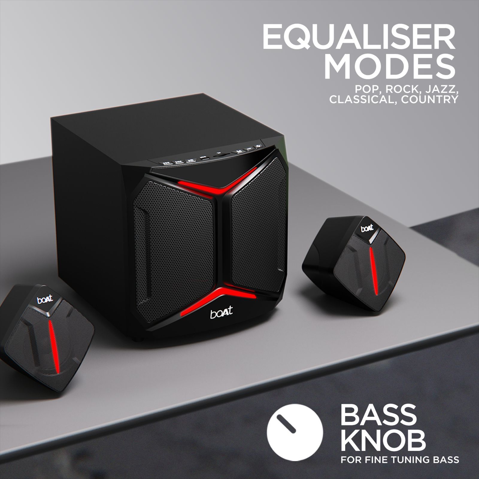 boAt Blitz 2008 100 Watts Multimedia Speaker ( boAt Signature Sound, 2.1 Channel, Premium Black )_4