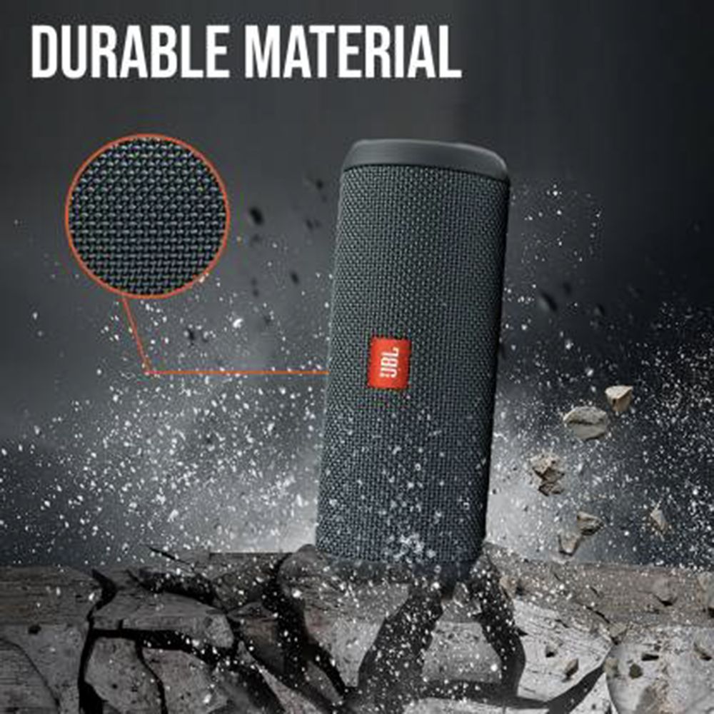 JBL Flip Essential 16W Portable Bluetooth Speaker (IPX7 Water Proof, Bass Radiator, Stereo Channel, Gun Metal)_8