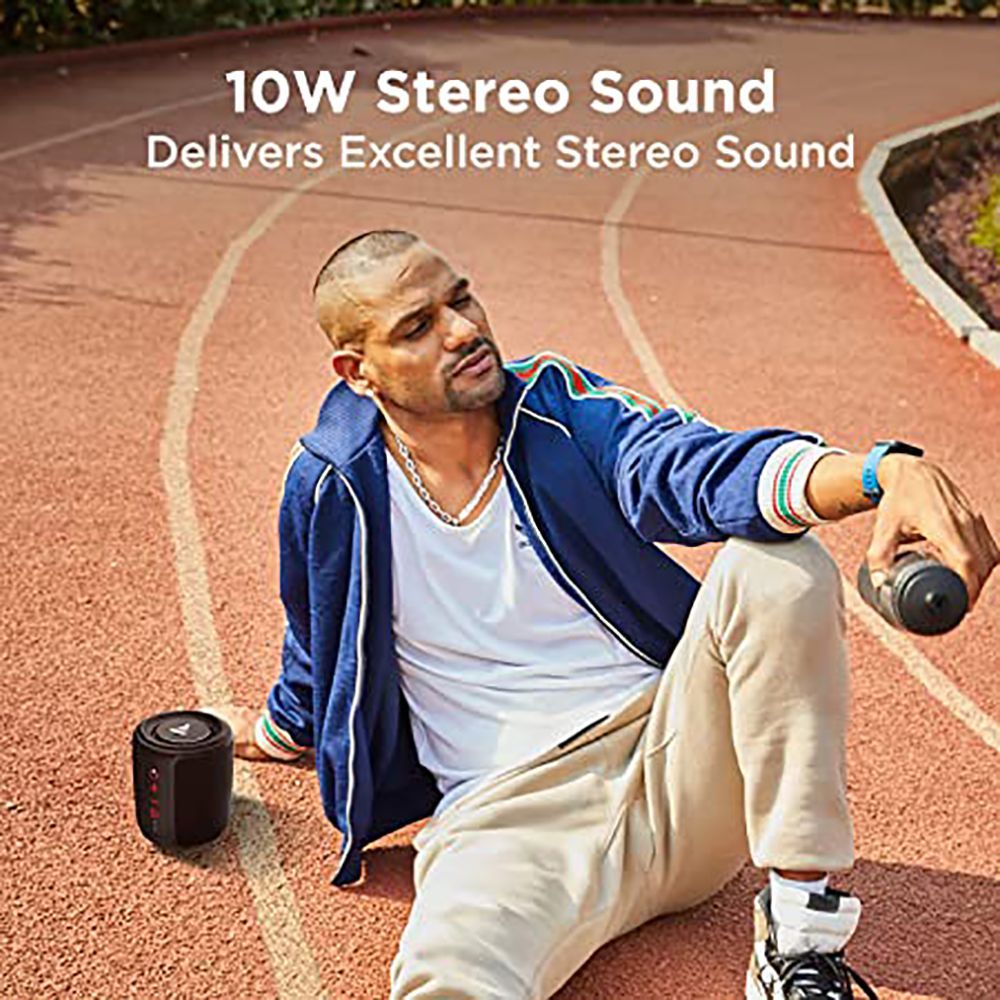 boAt Stone 358 10W Portable Bluetooth Speaker (IPX7 Water Resistant, Multi-Compatibility Modes, Mono Speaker, Black)_9