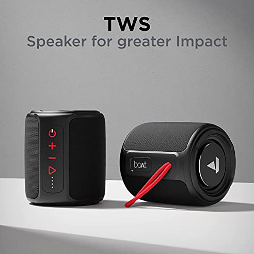 boAt Stone 358 10W Portable Bluetooth Speaker (IPX7 Water Resistant, Multi-Compatibility Modes, Mono Speaker, Black)_10