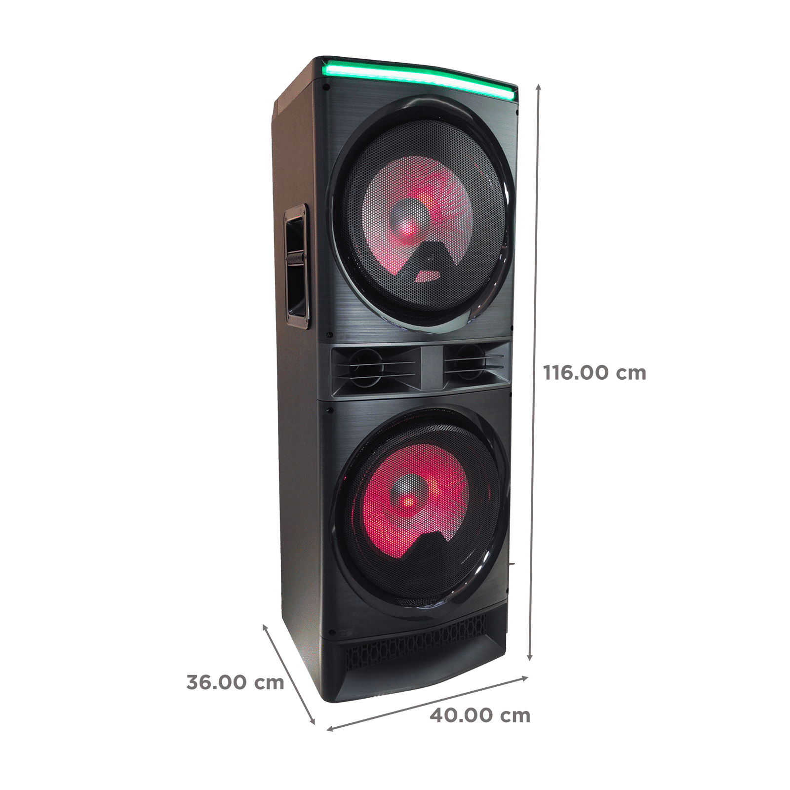 Croma Thumri 1800W Bluetooth Party Speaker with Mic (Preset Equalizer Modes, 2.0 Channel, Black) Croma Thumri 1800W Bluetooth Party Speaker with Mic (Preset Equalizer Modes, 2.0 Channel, Black)_3