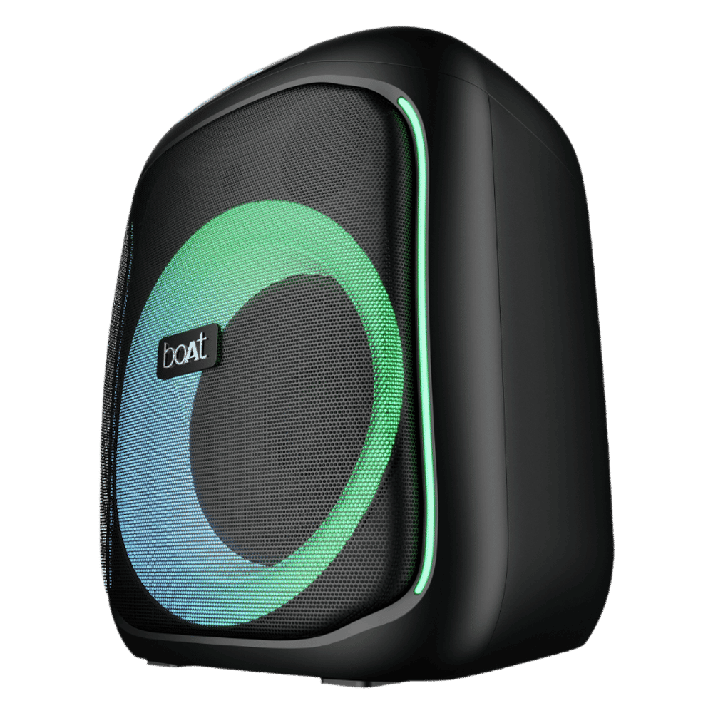 boAt Party Pal 195 50W Portable Bluetooth Speaker (RGB Light, 1.0 Channel, Midnight Black) boAt Party Pal 195 50W Portable Bluetooth Speaker (RGB Light, 1.0 Channel, Midnight Black)_4