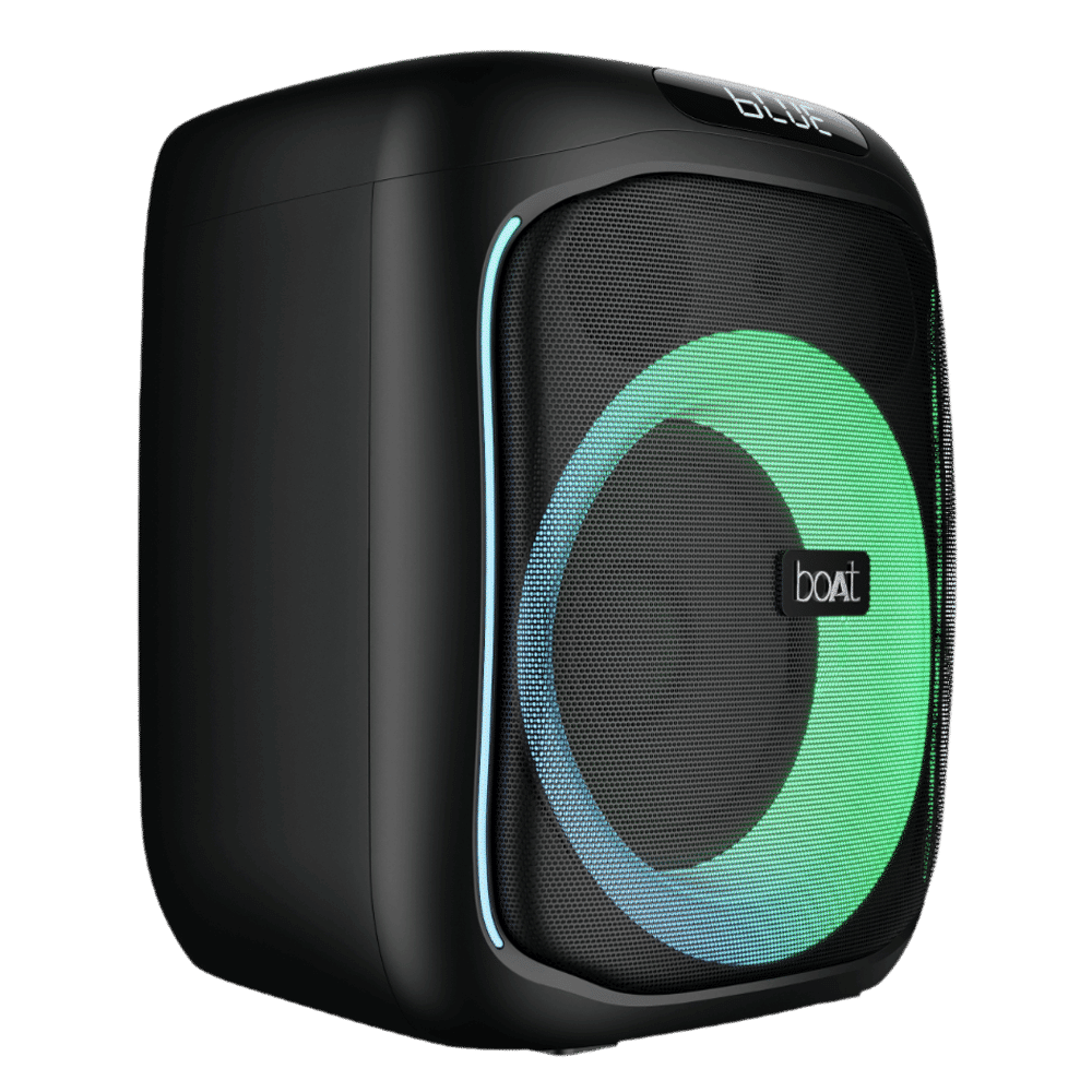 boAt Party Pal 195 50W Portable Bluetooth Speaker (RGB Light, 1.0 Channel, Midnight Black) boAt Party Pal 195 50W Portable Bluetooth Speaker (RGB Light, 1.0 Channel, Midnight Black)_5