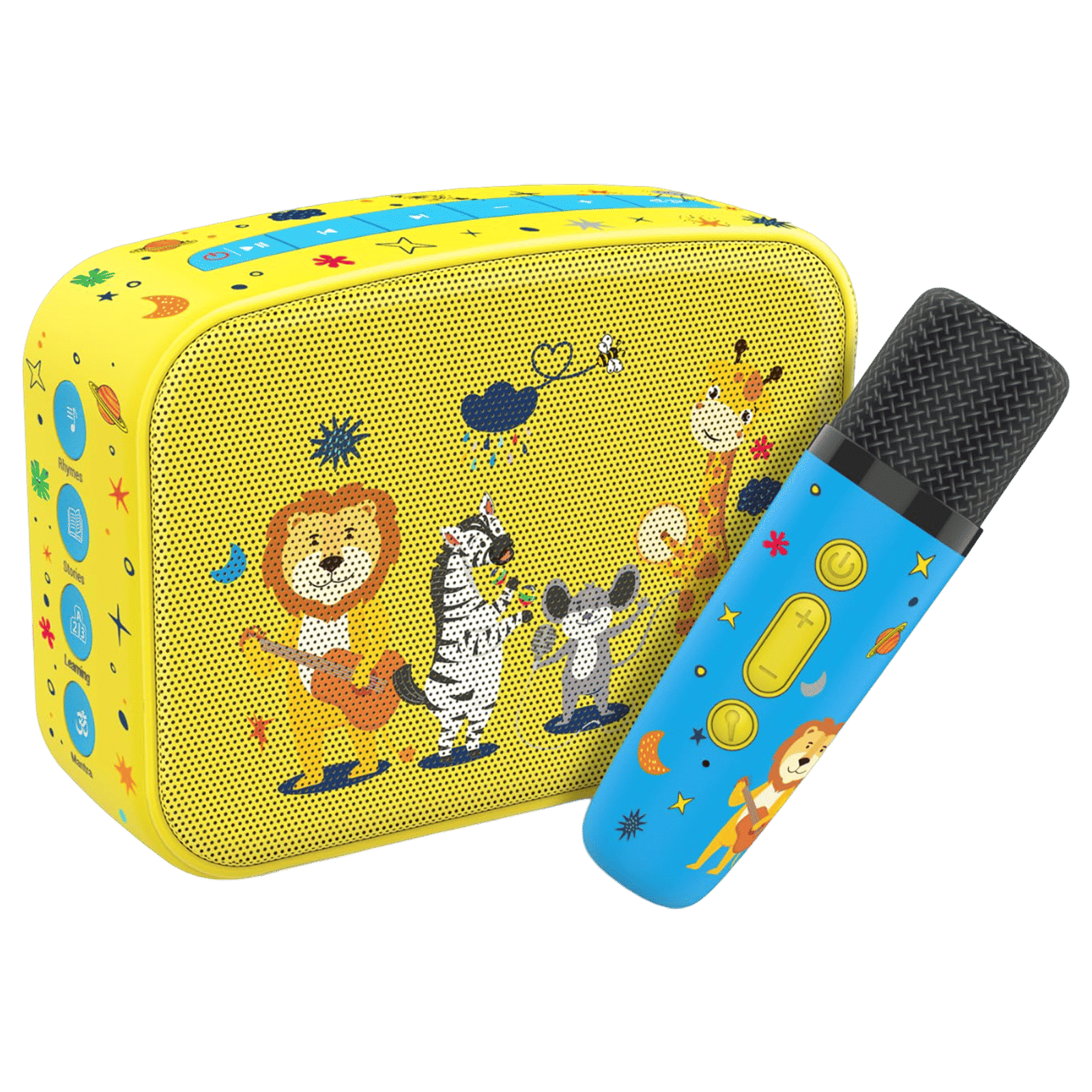 SAREGAMA Carvaan Mini Kids 5W Portable Bluetooth Speaker (300 Plus Pre Loaded Stories, Stereo Channel, Baby Yellow)_1