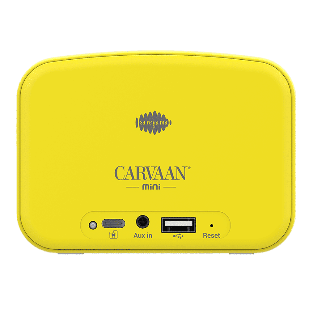 SAREGAMA Carvaan Mini Kids 5W Portable Bluetooth Speaker (300 Plus Pre Loaded Stories, Stereo Channel, Baby Yellow)_7