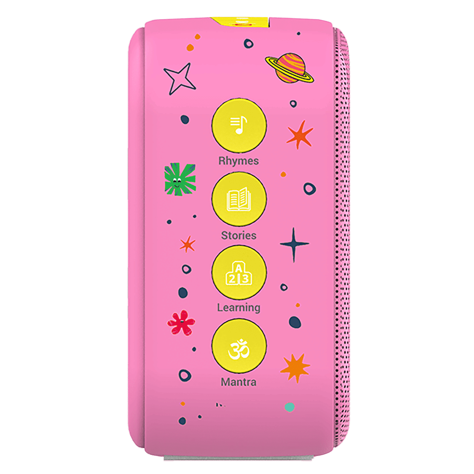 SAREGAMA Carvaan Mini Kids 5W Portable Bluetooth Speaker (300 Plus Pre Loaded Stories, Stereo Channel, Baby Pink)_6