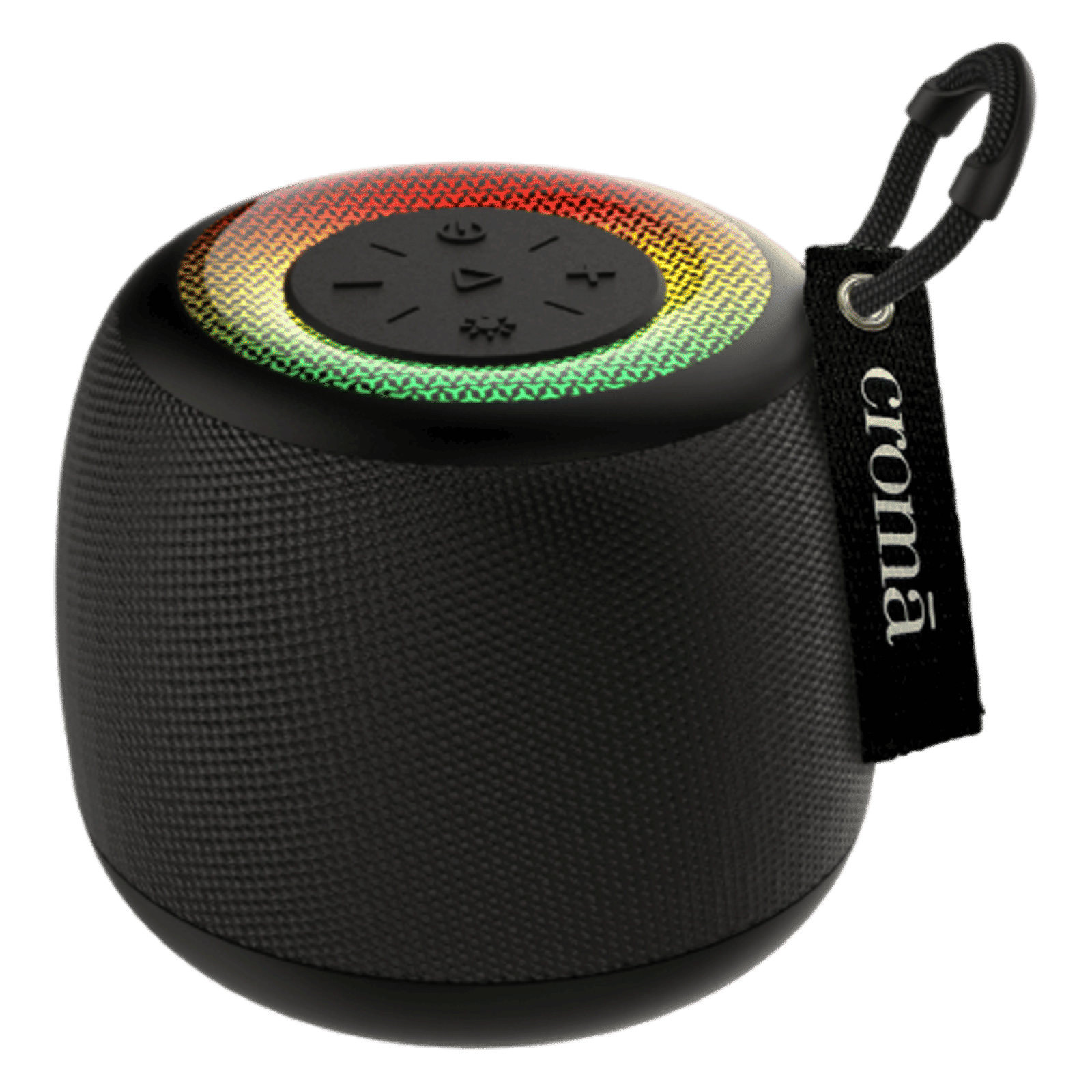 Croma 5W Portable Bluetooth Speaker (RGB Light, Black)_1