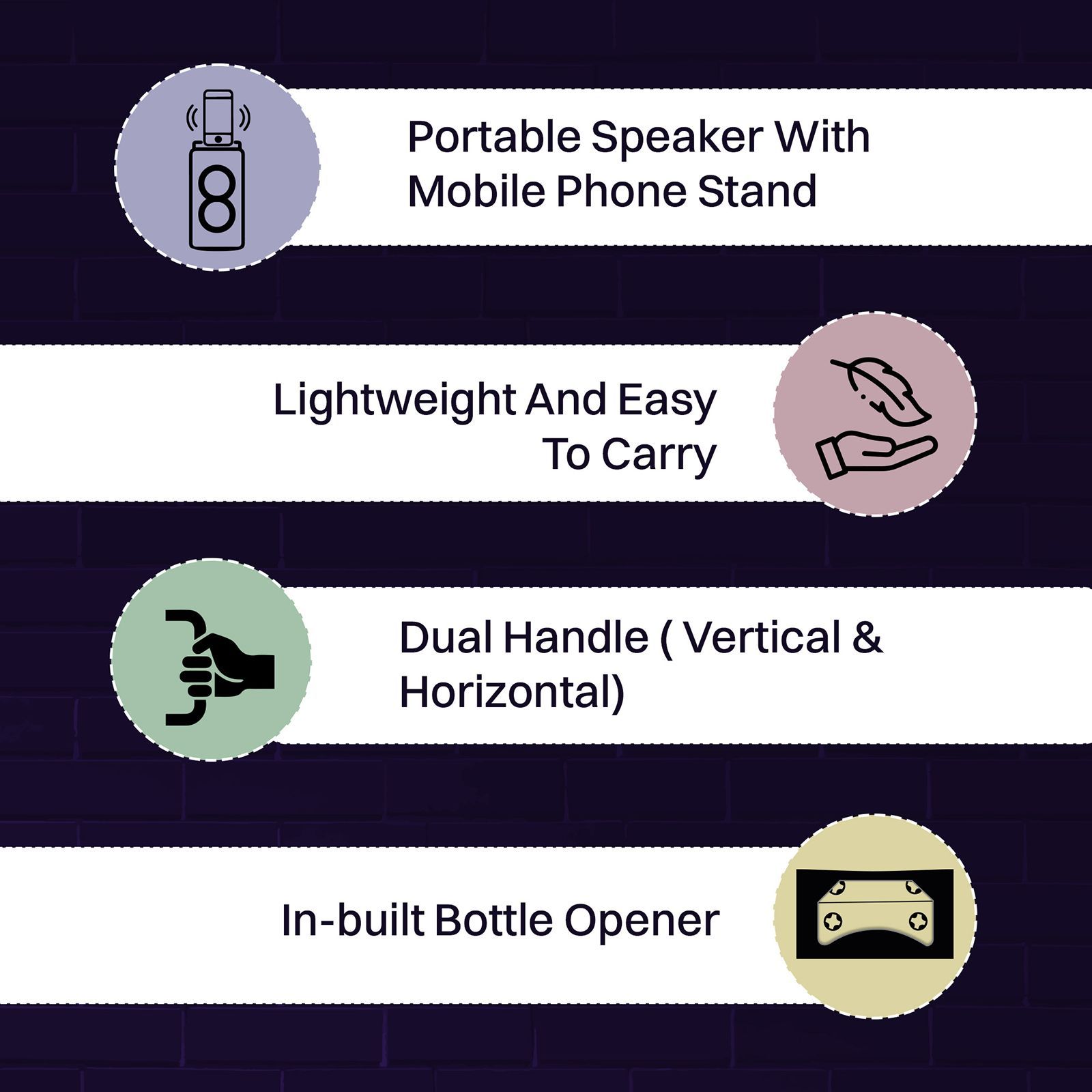 Croma 200W Bluetooth Party Speaker with UHF Mic (6000mAh Power Bank, Black)_11