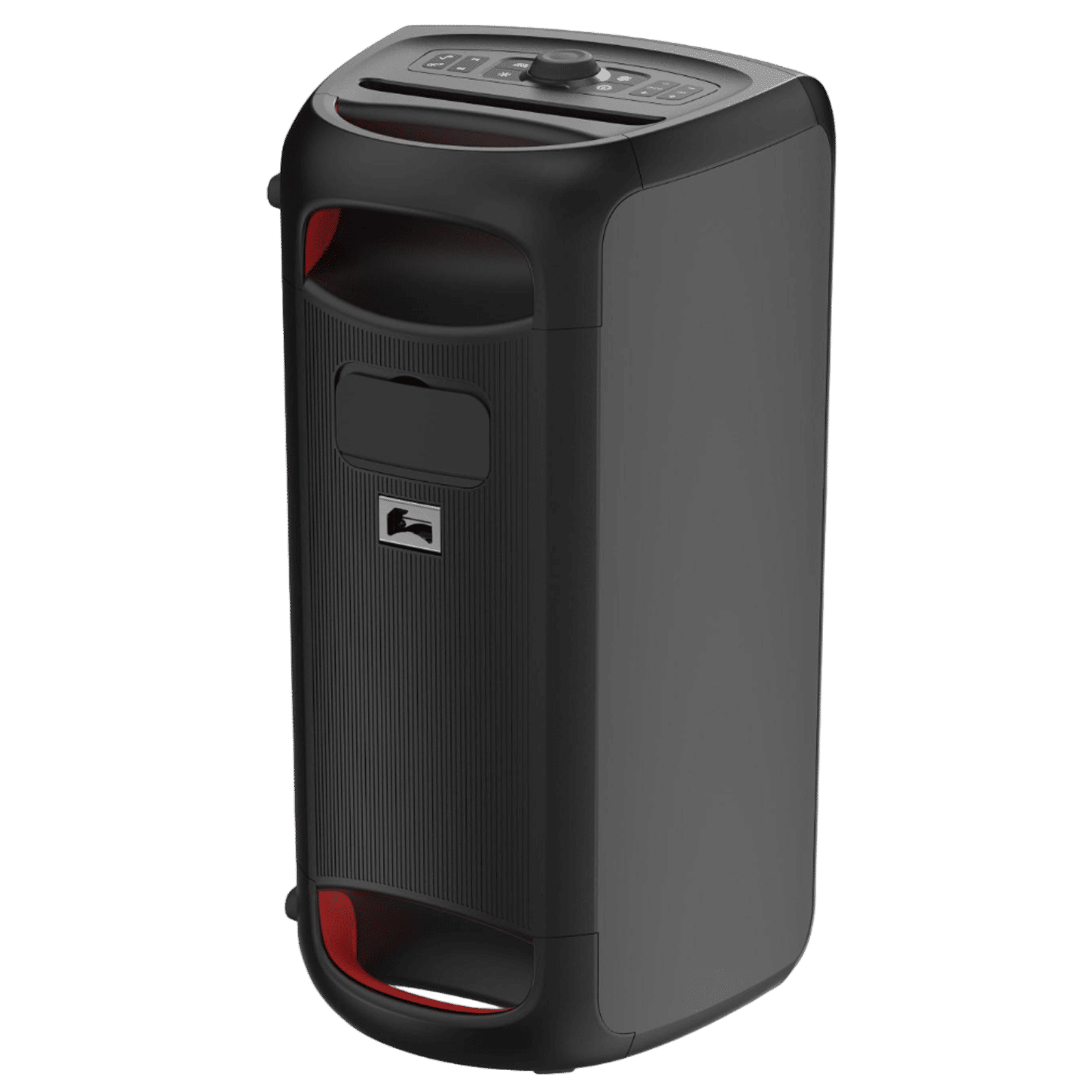 Croma 200W Bluetooth Party Speaker with UHF Mic (6000mAh Power Bank, Black)_4