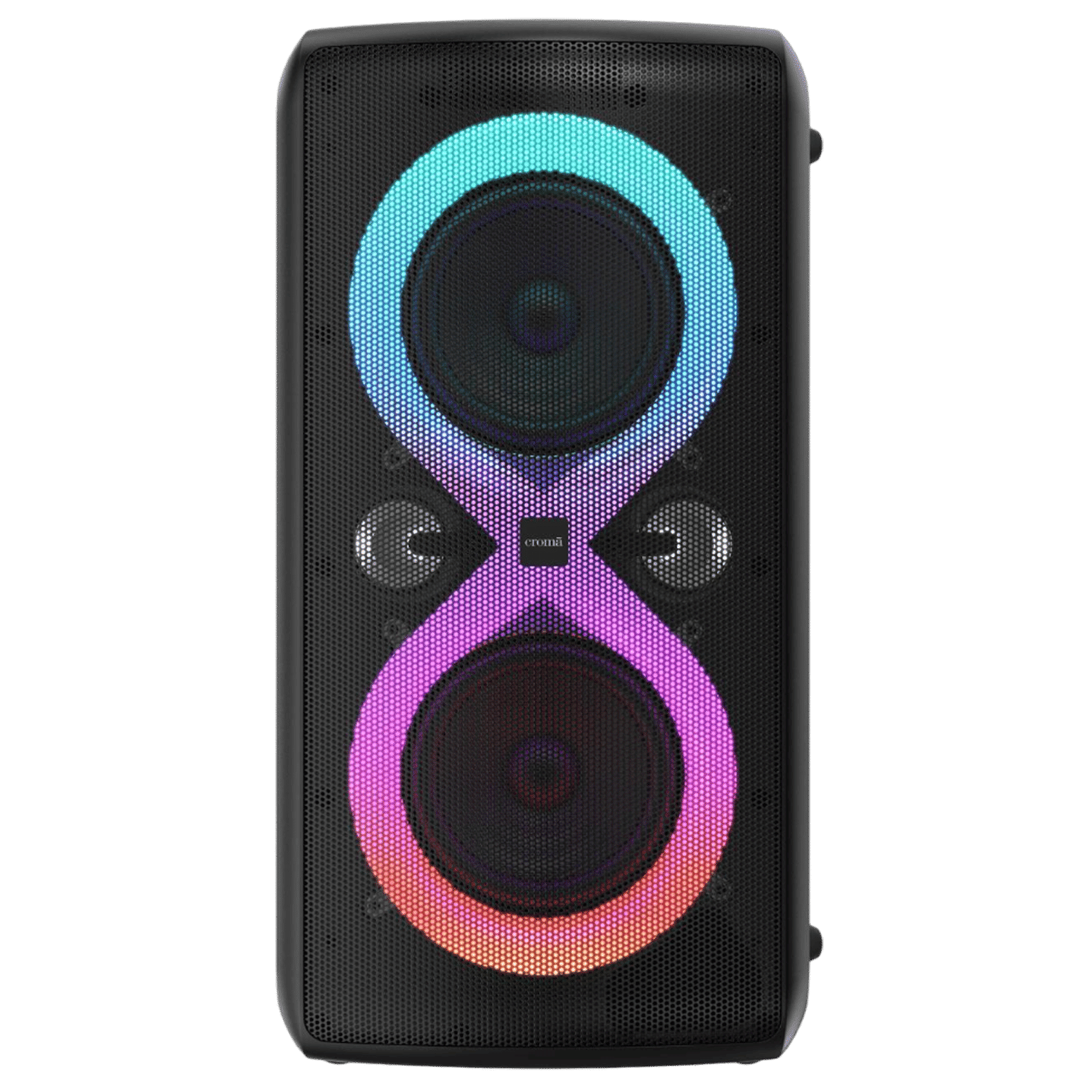 Croma 200W Bluetooth Party Speaker with UHF Mic (6000mAh Power Bank, Black)_8