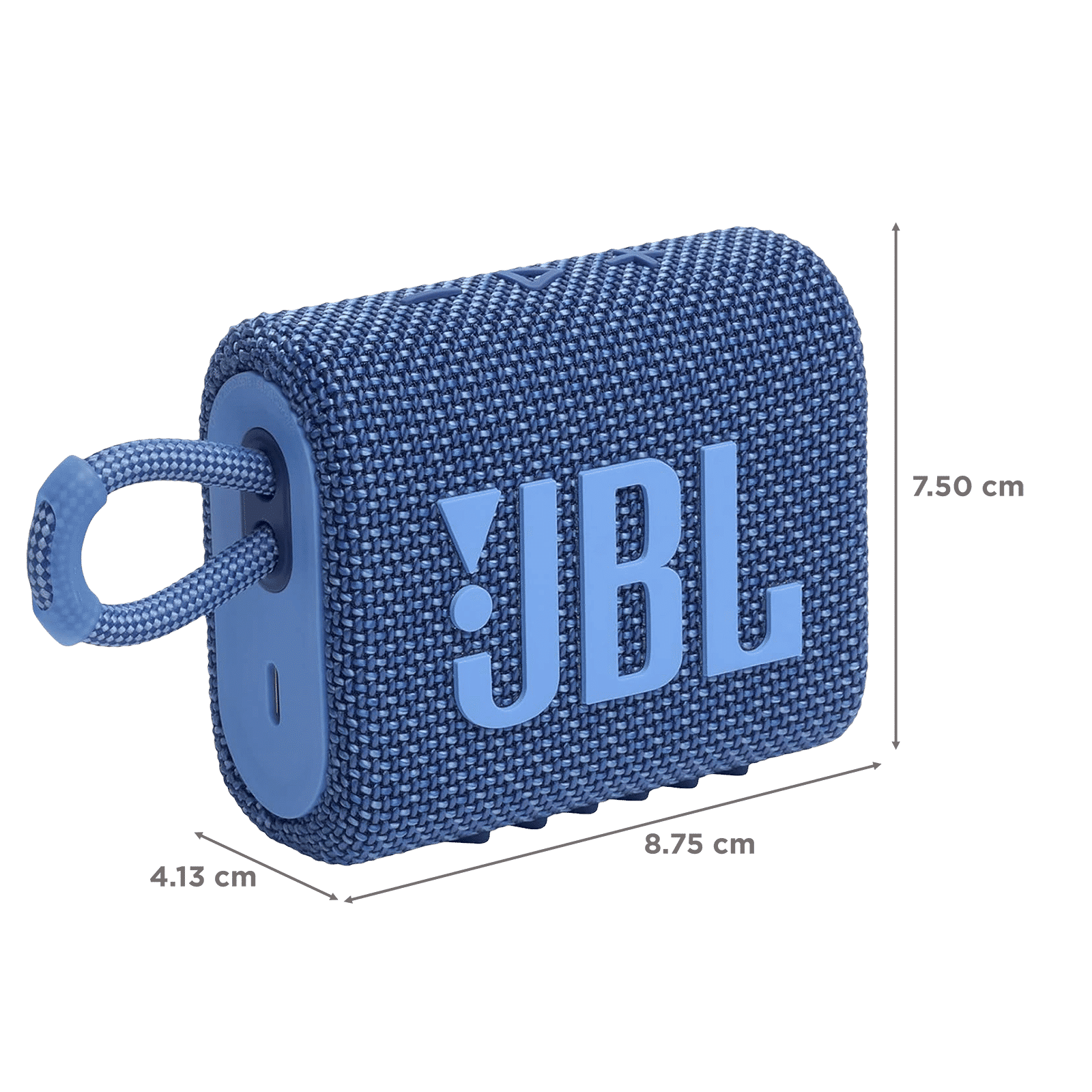 JBL Go 3 Eco 4.2W Portable Bluetooth Speaker (IP67 Waterproof, 5 Hours Playtime, 1.0 Channel, Blue)_3