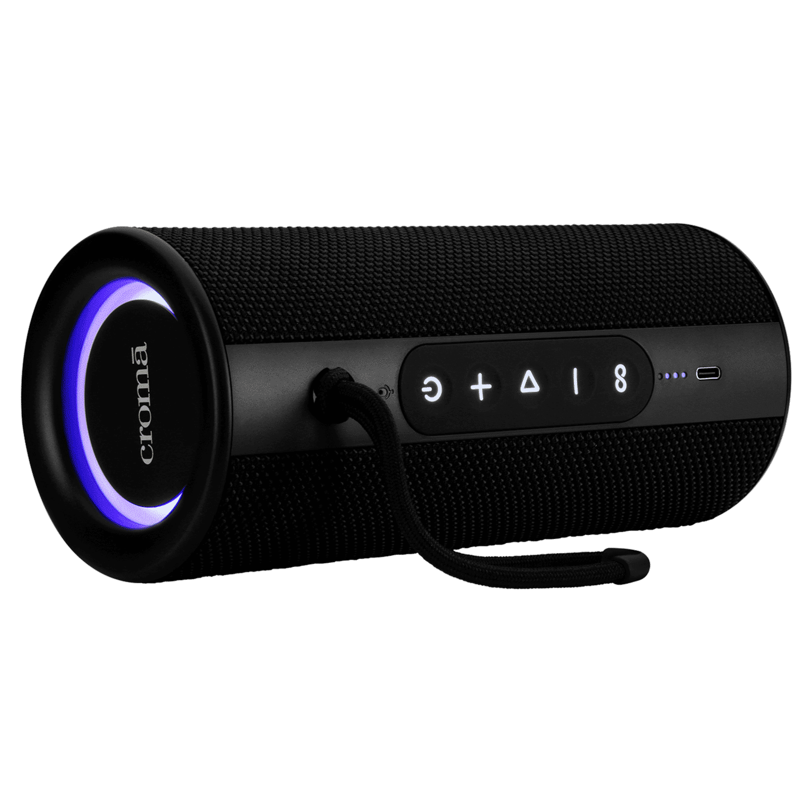 Croma 20W Portable Bluetooth Speaker (IPX6 Water Resistant, TWS Function, Stereo Channel, Black)_1