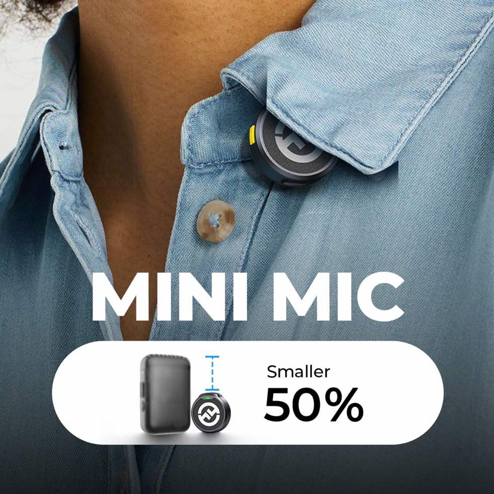 HOLLYLAND Lark M2 Combo 2 Type C, Lightning Wireless Microphone with Hi-Fi Sound (Black) HOLLYLAND Lark M2 Combo 2 Type C, Lightning Wireless Microphone with Hi-Fi Sound (Black)_2