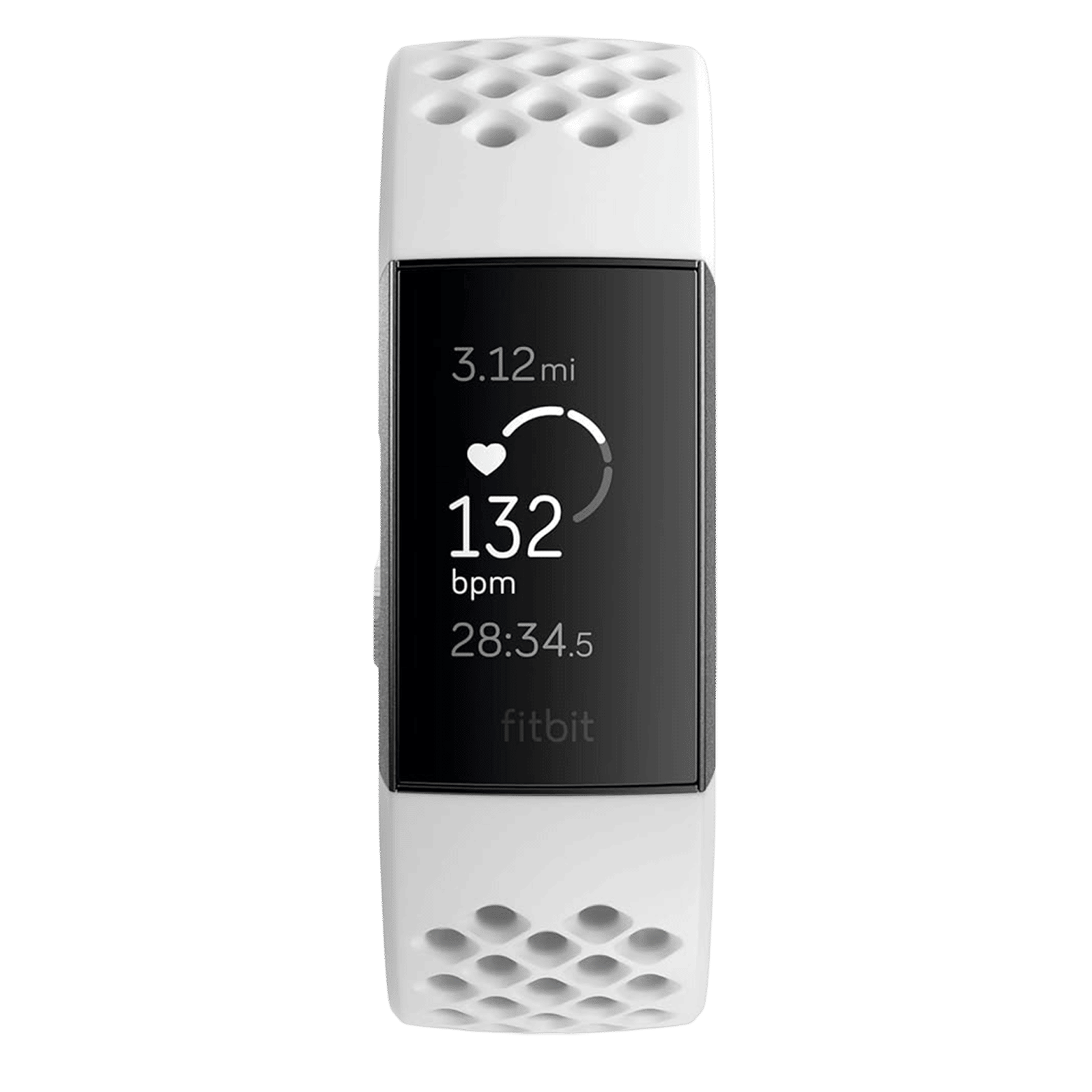 Fitbit Charge 3 Fitness Tracking Band (FB410GMWT-CJK, White and Graphite)_1