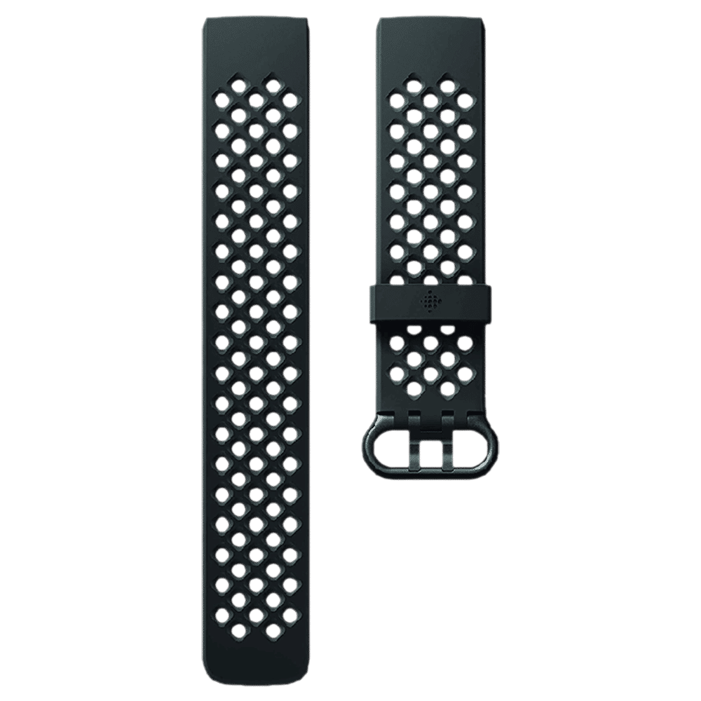 fitbit Silicone Sport Band for Charge 3 (Black)_1