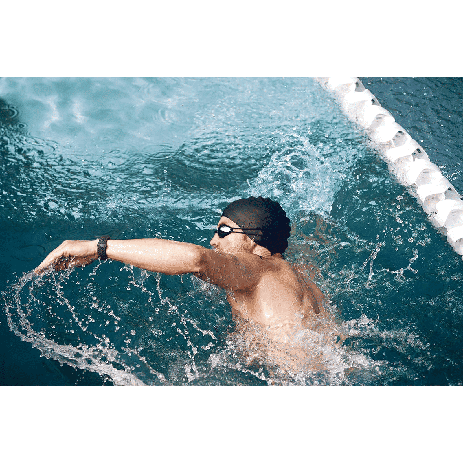 fitbit Silicone Sport Band for Charge 3 (Black)_8