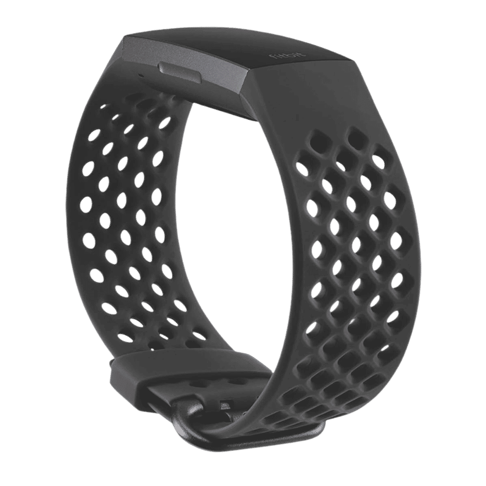 fitbit Silicone Sport Band for Charge 3 (Black)_4