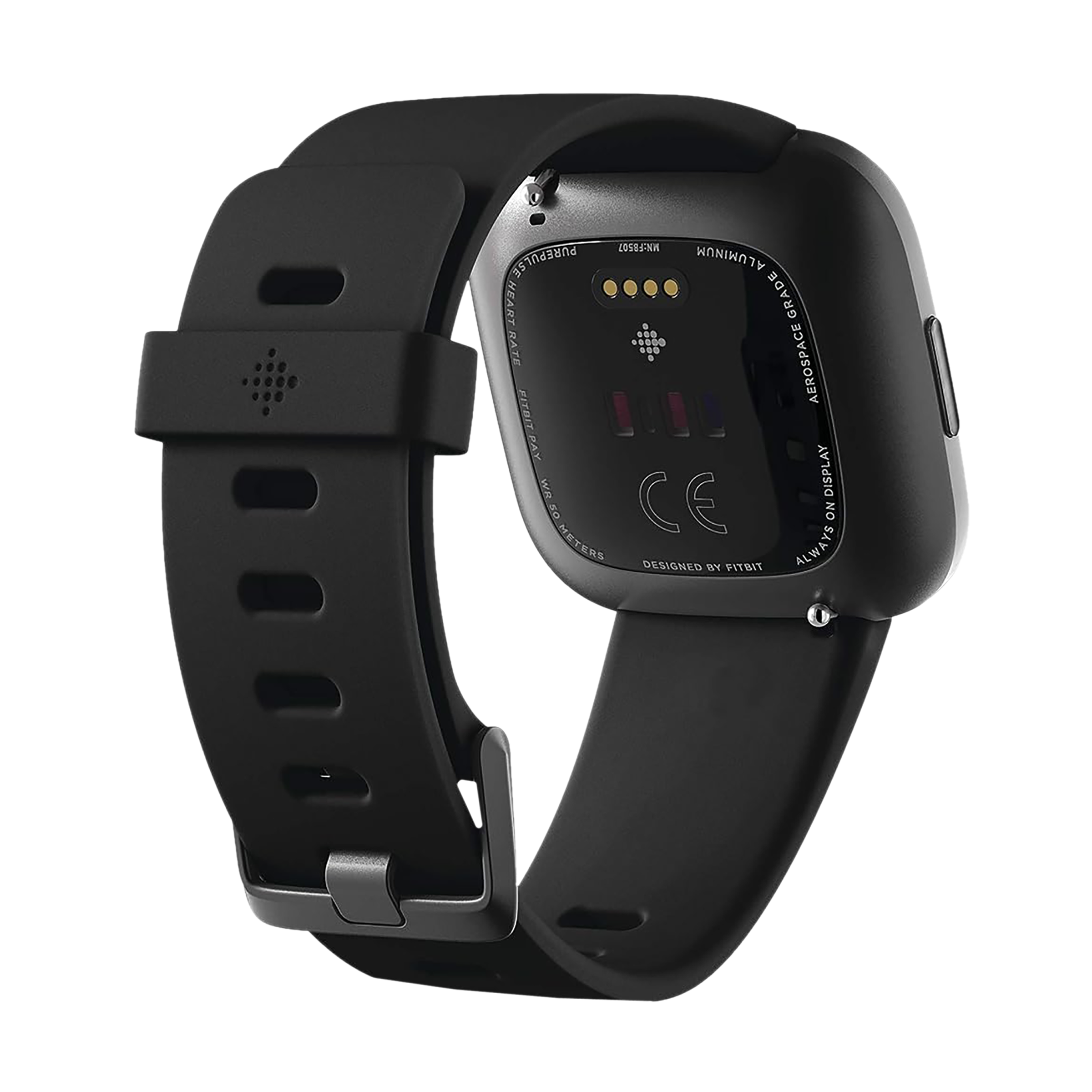 fitbit Versa 2 Smartwatch (Color AMOLED Touchscreen Display, FB507BKBK, Black/Carbon, Elastomer Band)_5