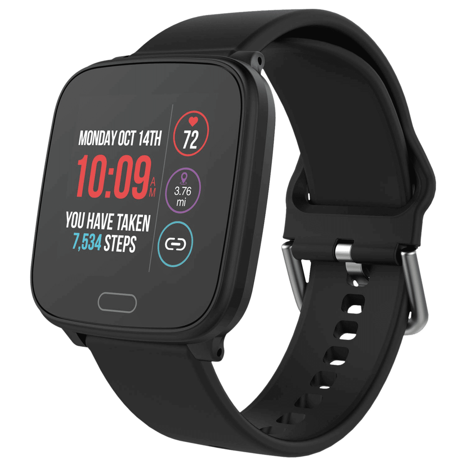 TIMEX iConnect Active Smartwatch with Activity Tracker (37mm Digital Display, IP68 Water Resistant, Black Strap) TIMEX iConnect Active Smartwatch with Activity Tracker (37mm Digital Display, IP68 Water Resistant, Black Strap)_6