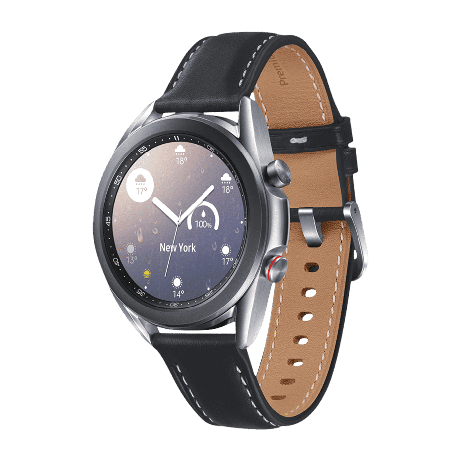 SAMSUNG Galaxy Watch3 GPS+Wi-Fi+4G SIM+Bluetooth Tizen OS Smartwatch (41mm Super AMOLED Display, Water Resistant, Black Strap)_4