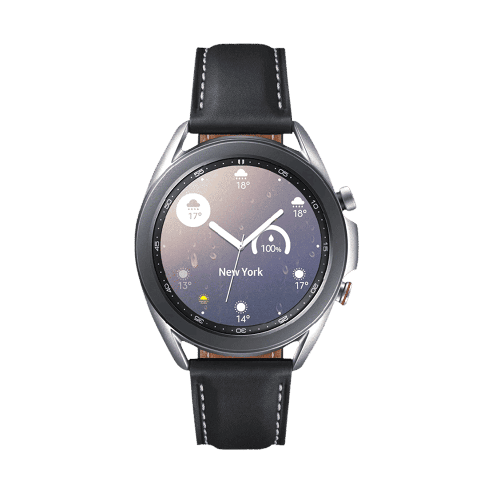 SAMSUNG Galaxy Watch3 GPS+Wi-Fi+4G SIM+Bluetooth Tizen OS Smartwatch (41mm Super AMOLED Display, Water Resistant, Black Strap)_7