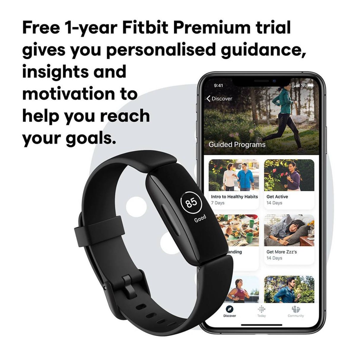 fitbit Inspire 2 Fitness Tracker with Sleep Tools (0.72 Inch OLED Display, Water Resistant, Black Strap)_11
