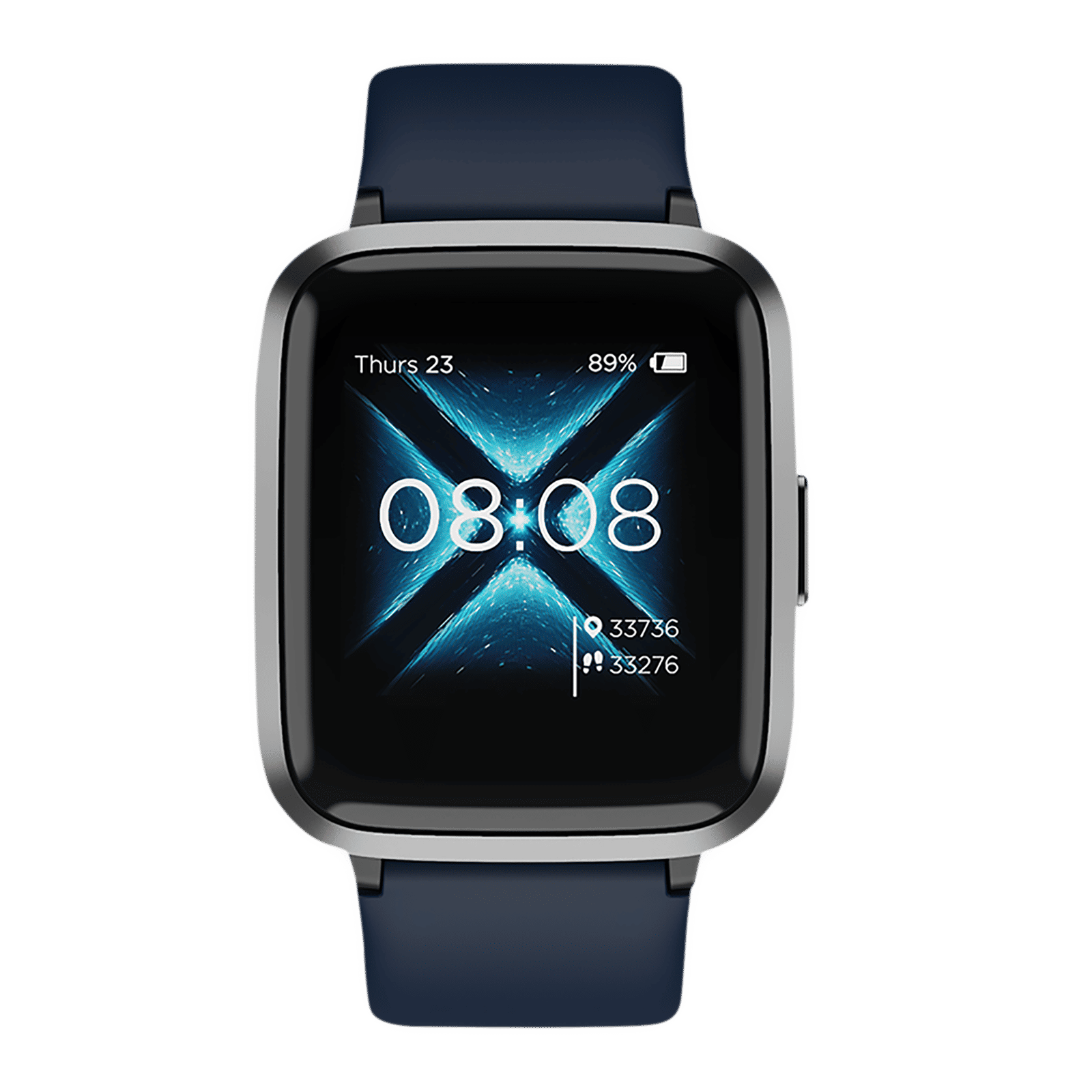 boAt Storm RTL Smartwatch with Activity Tracker (33mm 2.5D Curved Display, 5ATM Water Resistant, Blue Strap)_1