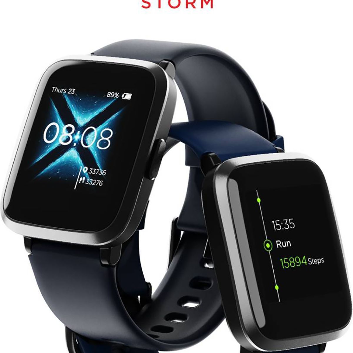 boAt Storm RTL Smartwatch with Activity Tracker (33mm 2.5D Curved Display, 5ATM Water Resistant, Blue Strap)_9