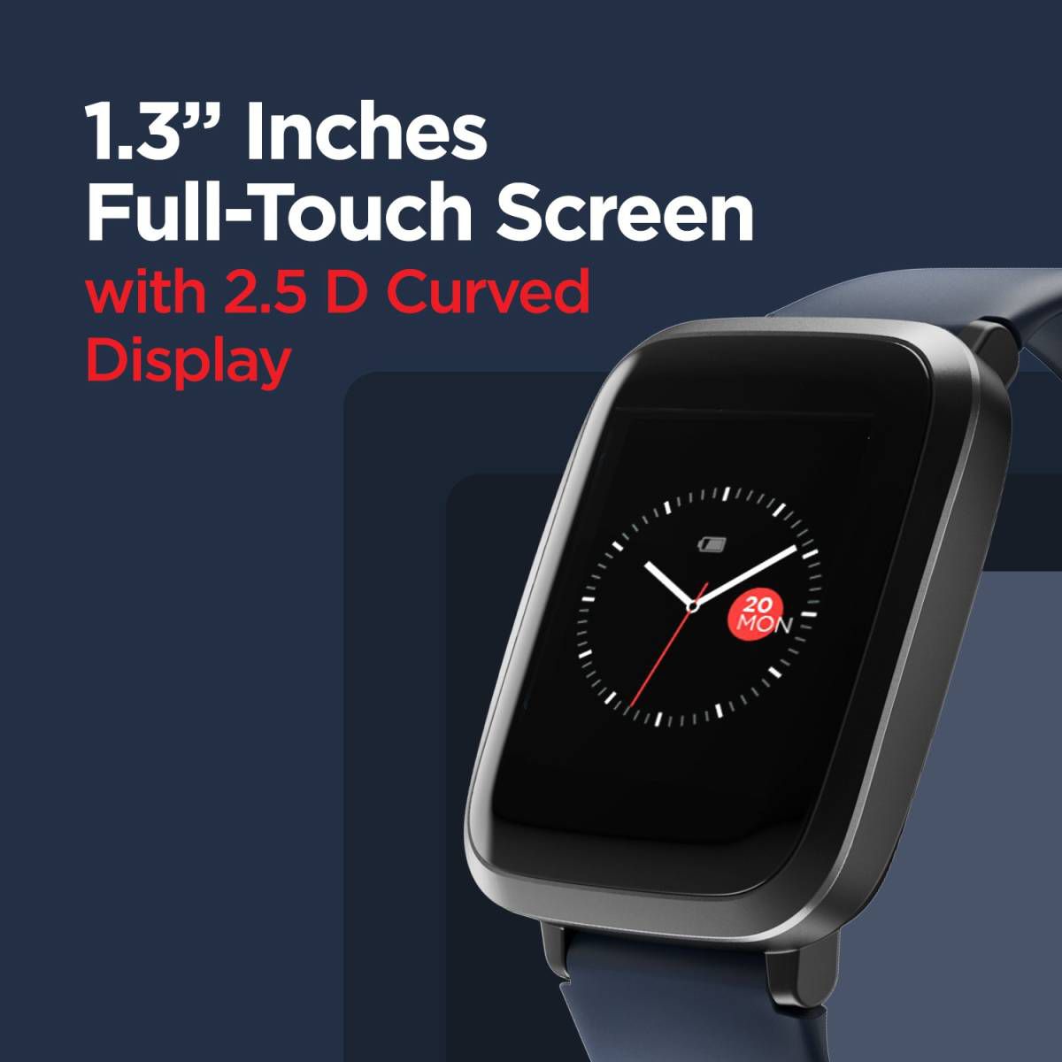 boAt Storm RTL Smartwatch with Activity Tracker (33mm 2.5D Curved Display, 5ATM Water Resistant, Blue Strap)_14