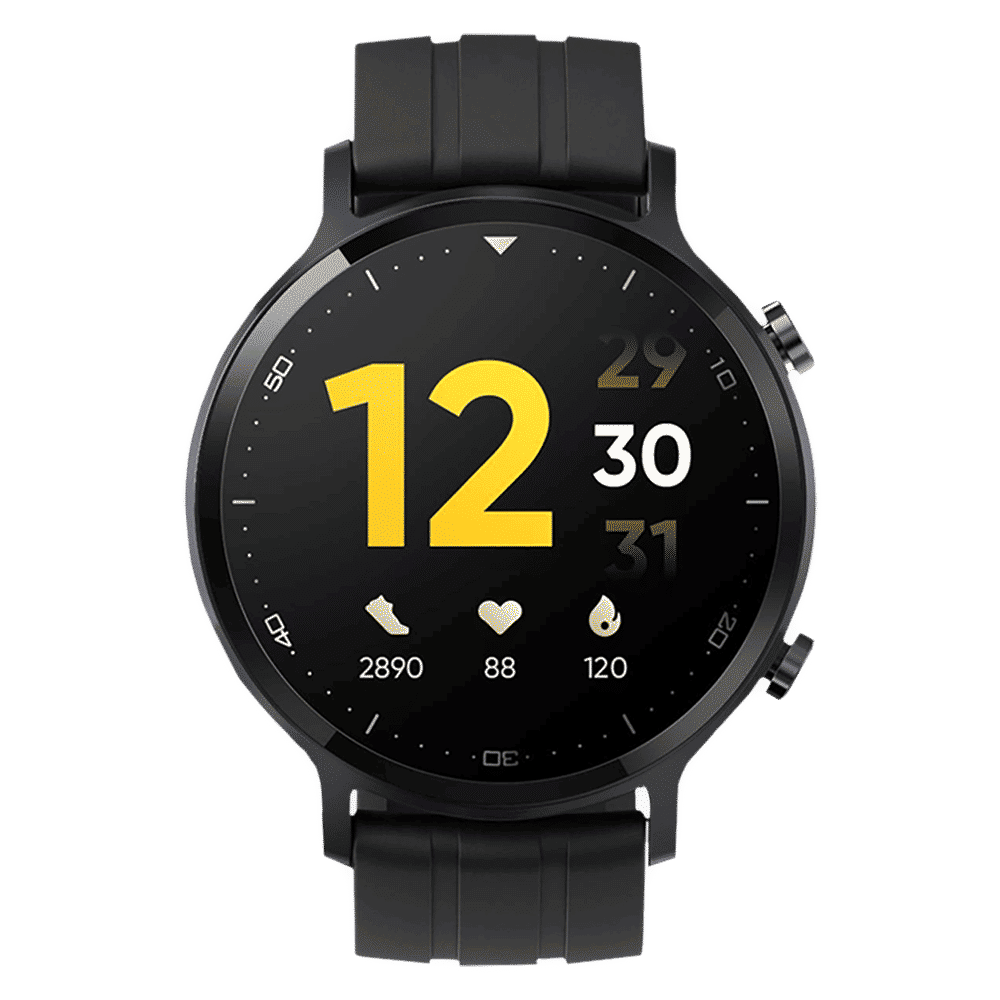 realme Watch S Smartwatch with Activity Tracker (33mm LCD Display, IP68 Water Resistant, Black Strap)_1