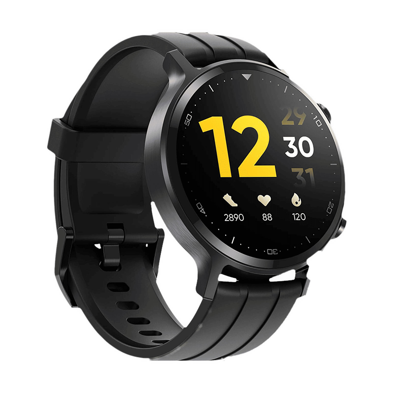 realme Watch S Smartwatch with Activity Tracker (33mm LCD Display, IP68 Water Resistant, Black Strap)_6