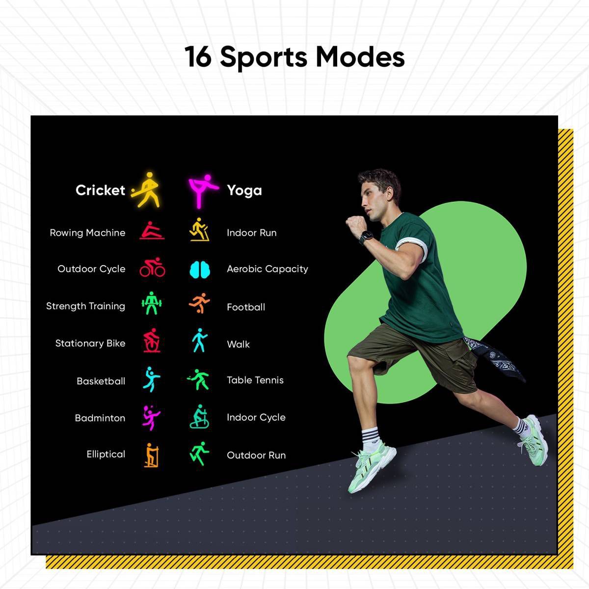 realme Watch S Smartwatch with Activity Tracker (33mm LCD Display, IP68 Water Resistant, Black Strap)_8