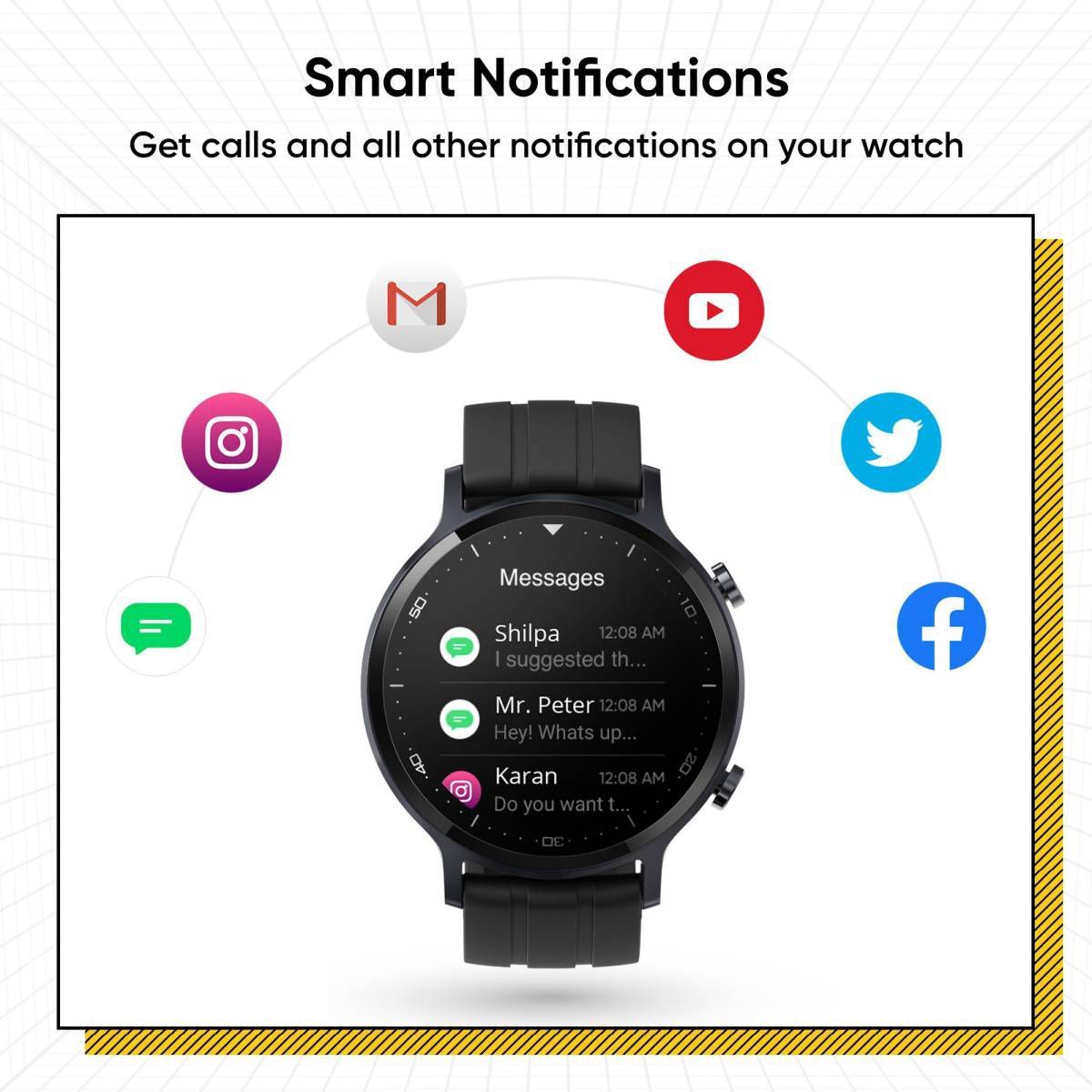 realme Watch S Smartwatch with Activity Tracker (33mm LCD Display, IP68 Water Resistant, Black Strap)_14