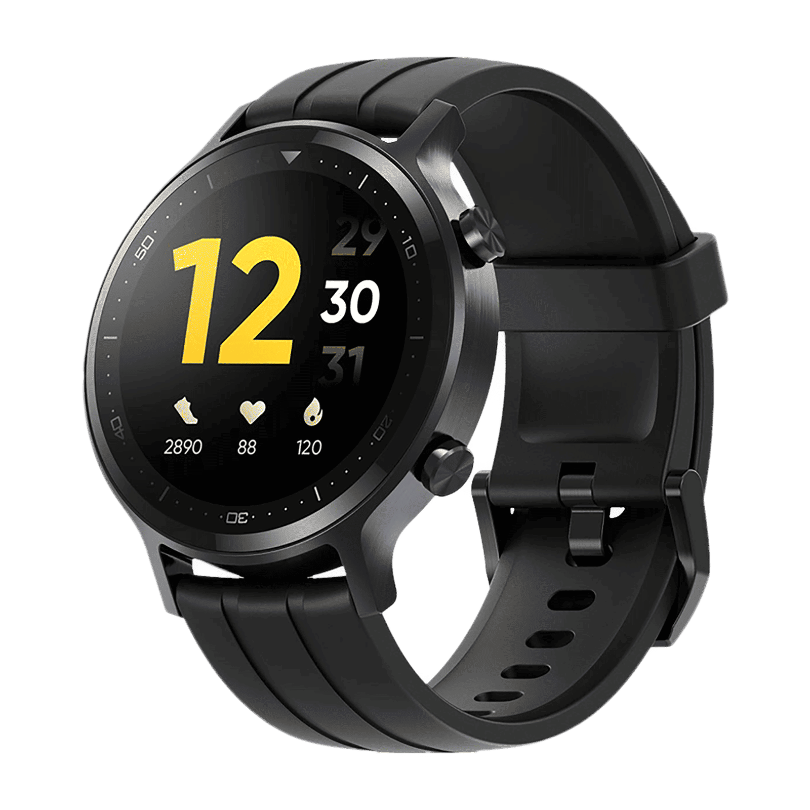 realme Watch S Smartwatch with Activity Tracker (33mm LCD Display, IP68 Water Resistant, Black Strap)_4