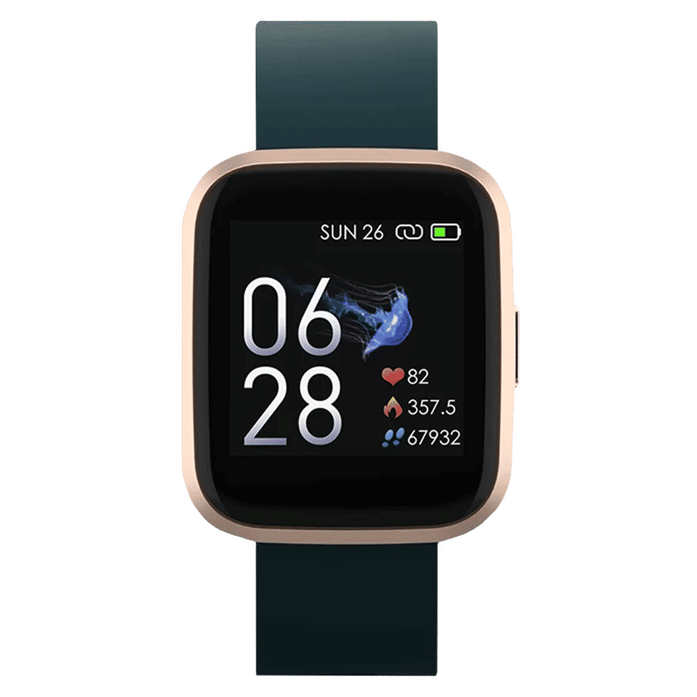 CROSSBEATS Ignite Smartwatch with GPS (40mm HD IPS Display, IP68 Waterproof, Green Strap) CROSSBEATS Ignite Smartwatch with GPS (40mm HD IPS Display, IP68 Waterproof, Green Strap)_1