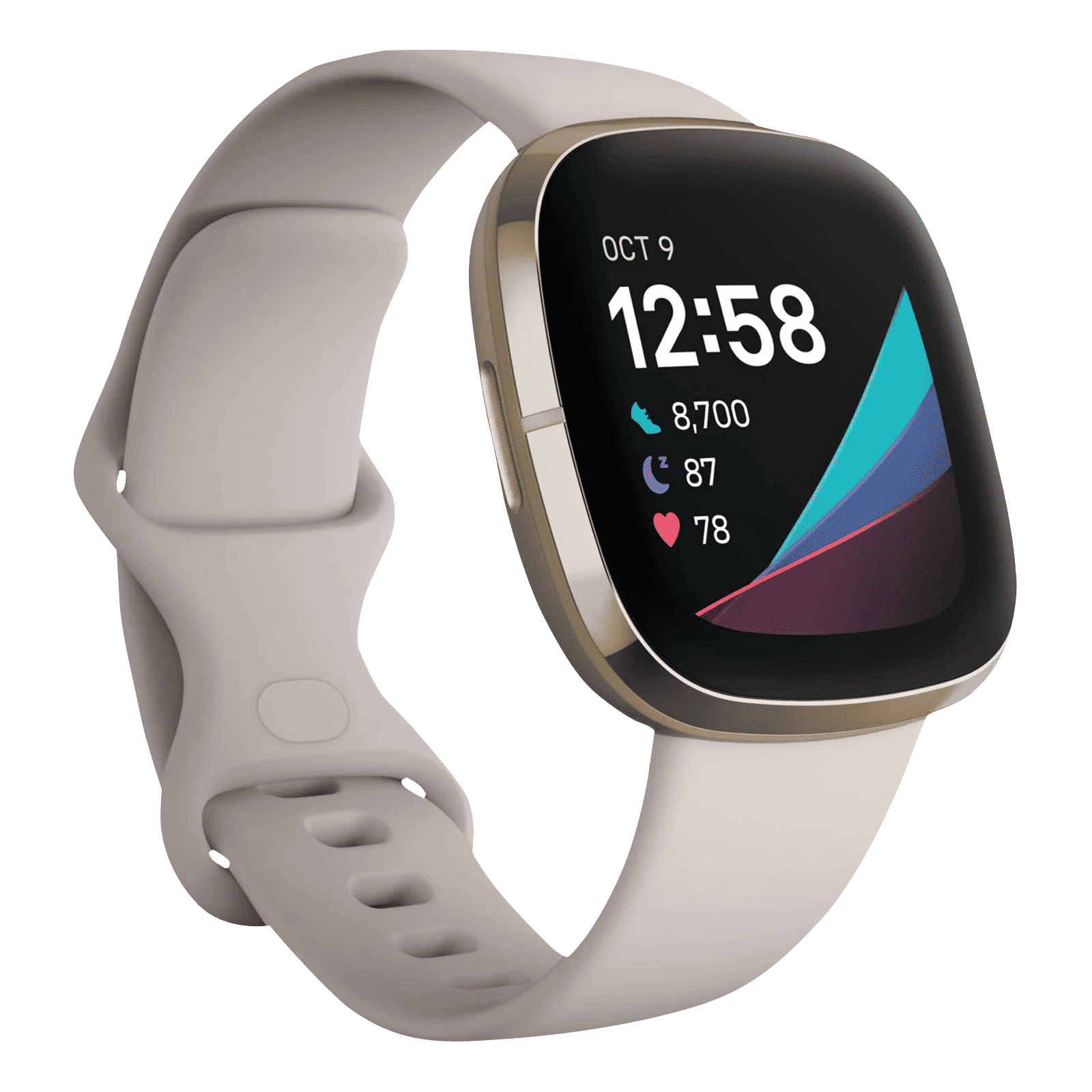 fitbit Sense Smartwatch with Bluetooth Calling (40mm AMOLED Display, 50 Meter Water Resistant, Lunar White Strap) fitbit Sense Smartwatch with Bluetooth Calling (40mm AMOLED Display, 50 Meter Water Resistant, Lunar White Strap)_5