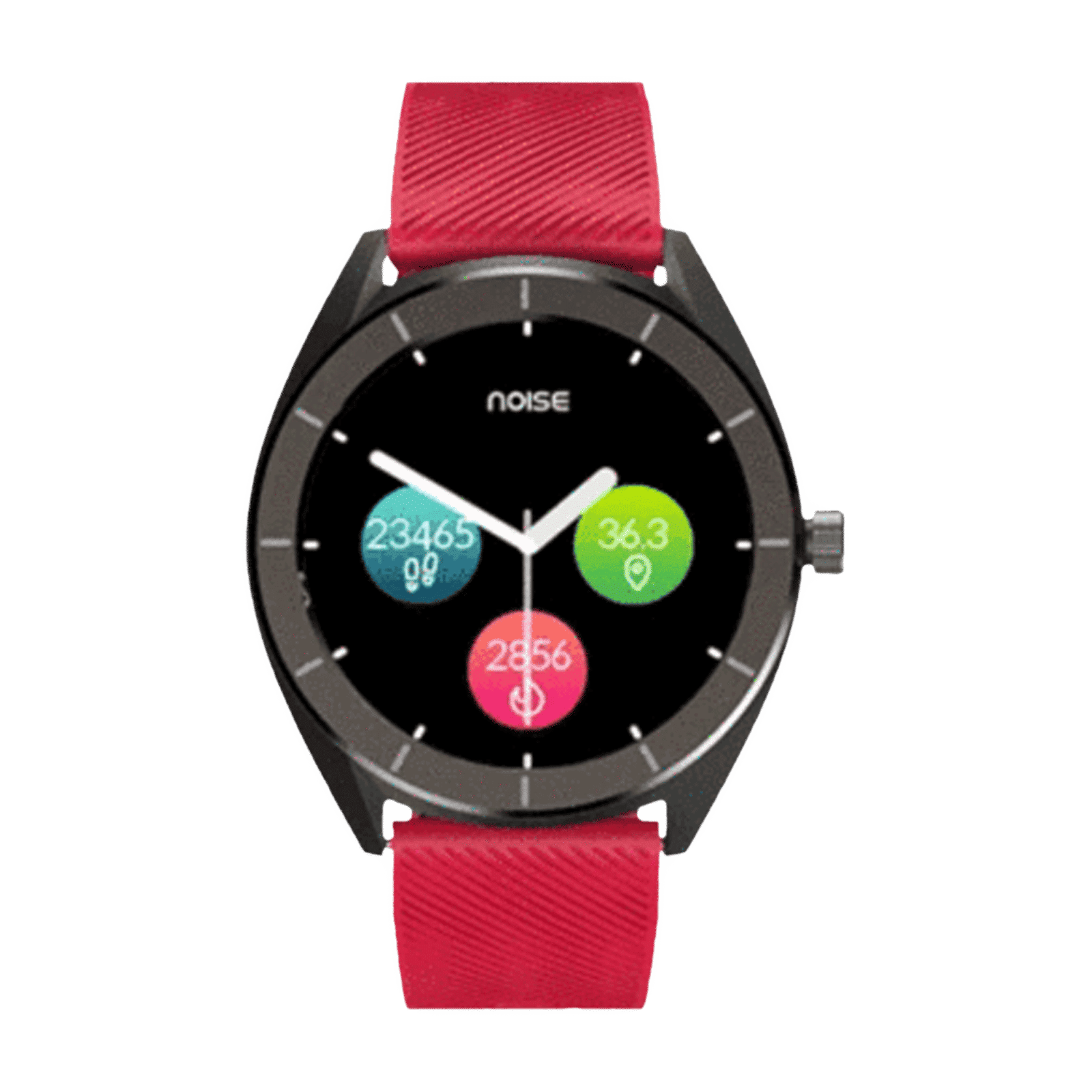 noise NoiseFit Endure Smartwatch with Activity Tracker (32.51mm LCD Display, IP68 Water Resistant, Racing Red Strap)_1