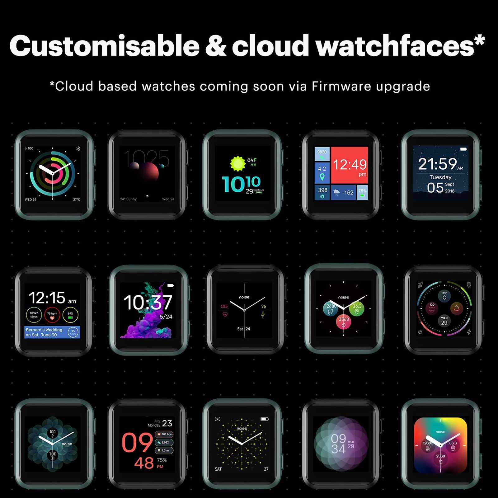 noise ColorFit Nav Smartwatch with Activity Tracker (35.56mm LCD Display, IP68 Water Resistant, Camo Green Strap)_9