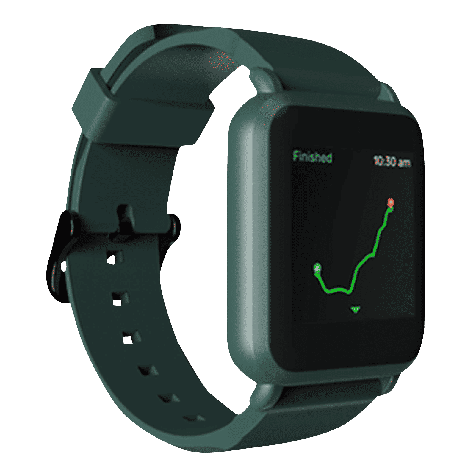 noise ColorFit Nav Smartwatch with Activity Tracker (35.56mm LCD Display, IP68 Water Resistant, Camo Green Strap)_5