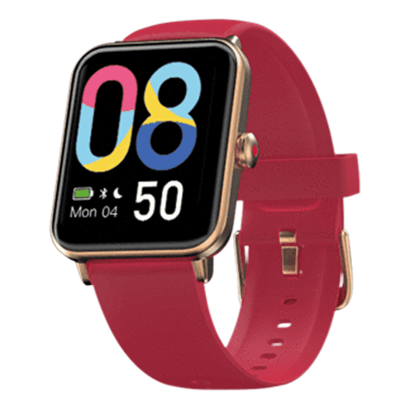 noise ColorFit Pro 3 Smartwatch with Activity Tracker (39.37mm TFT LCD Display, 5ATM Water Resistant, Rose Red Strap)_4