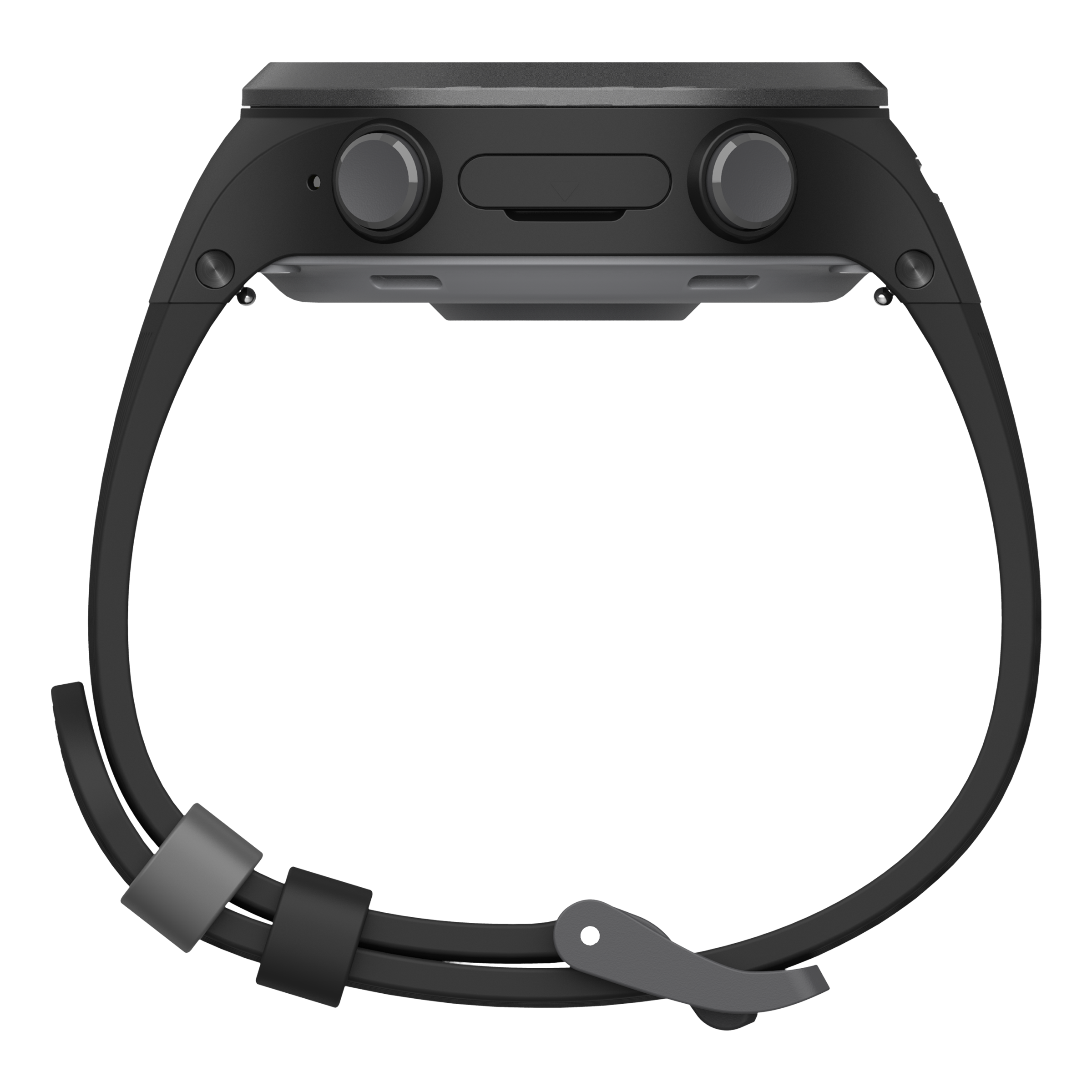 WATCHOUT Next-Gen Smartwatch with GPS (33.02mm Display, Water Resistant, Space Grey Strap)_5