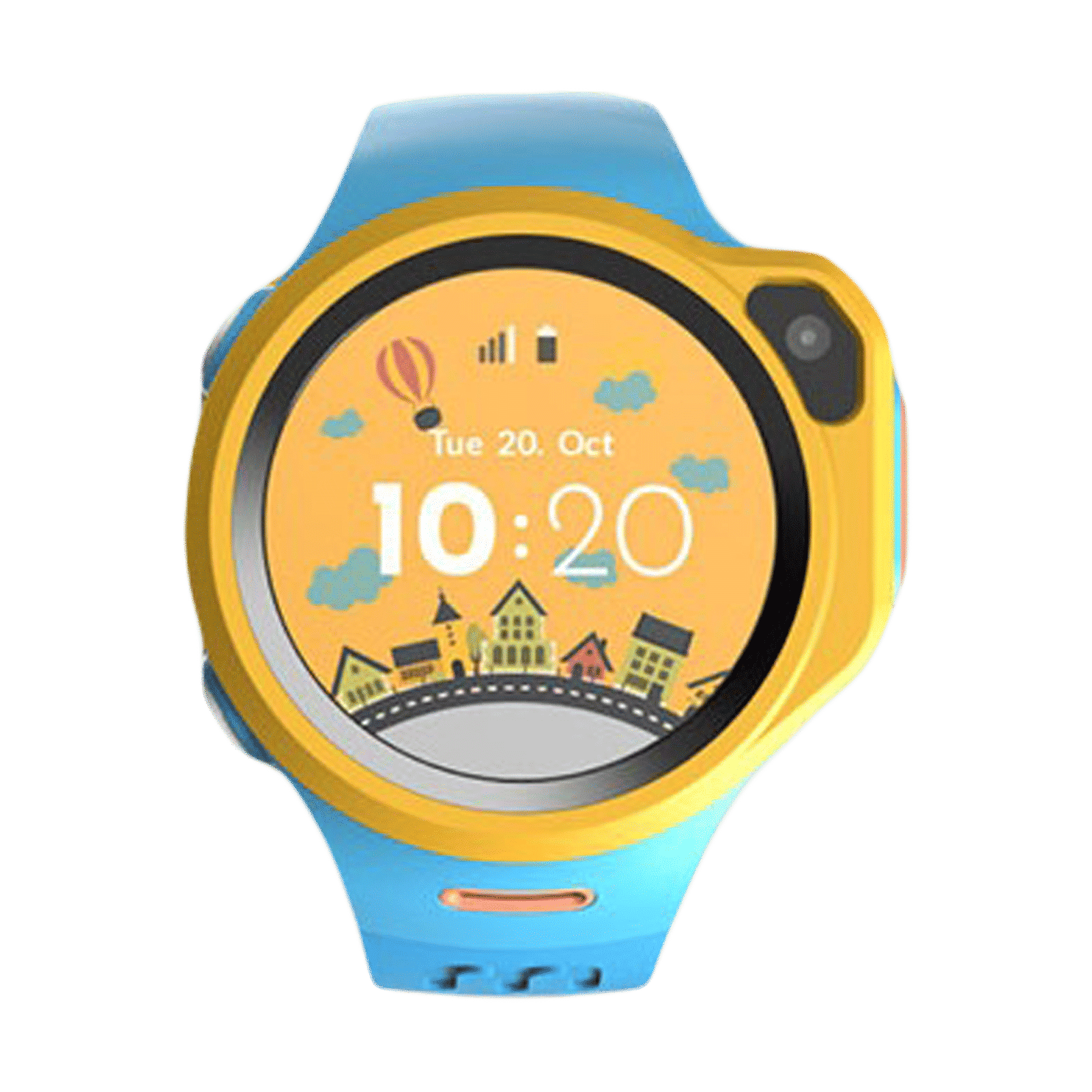 WATCHOUT Next-Gen Smartwatch with GPS (33.02mm Display, Water Resistant, Macaw Blue Strap)_1