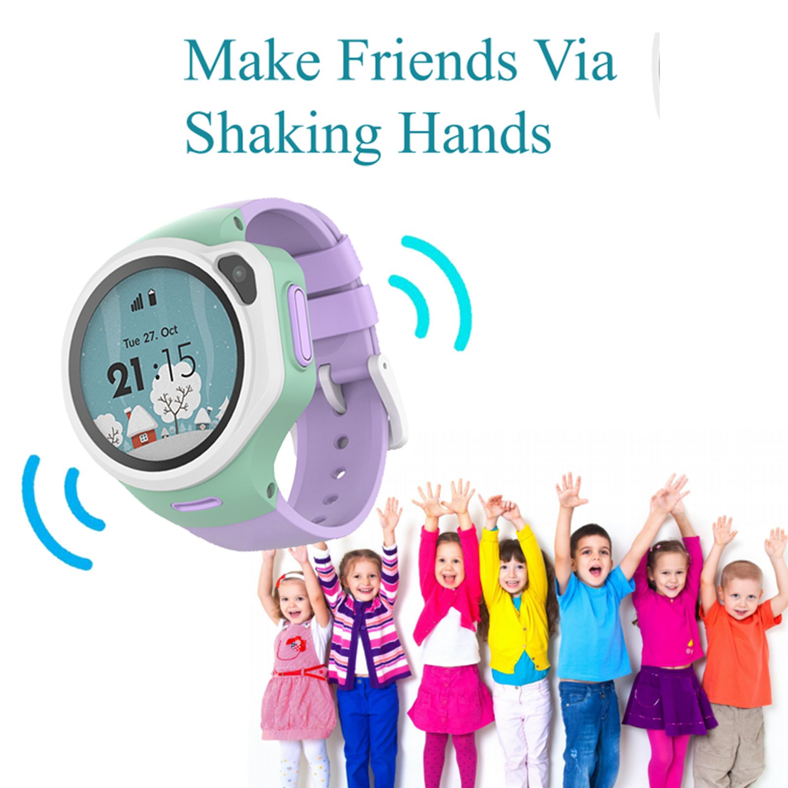 WATCHOUT Next-Gen Smartwatch with GPS (33.02mm Display, Water Resistant, Lavender Purple Strap)_7