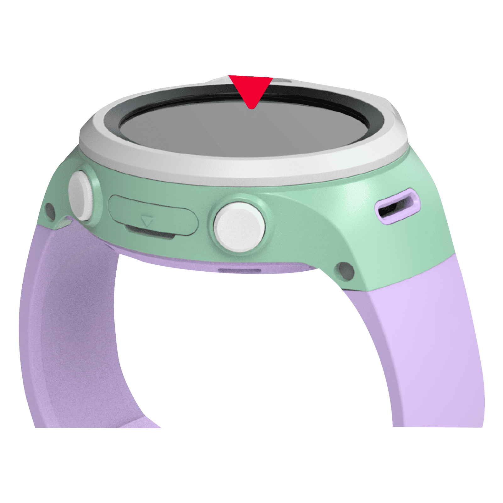 WATCHOUT Next-Gen Smartwatch with GPS (33.02mm Display, Water Resistant, Lavender Purple Strap)_5