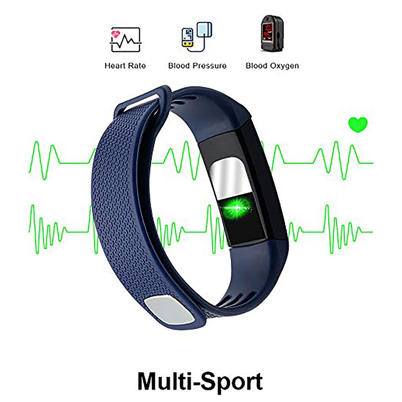 iGear iG-C6T Smart Band with Body Temperature (1.1 Inch Touchscreen TFT-LCD Display, IP67 Water Resistant, Black Strap)_6