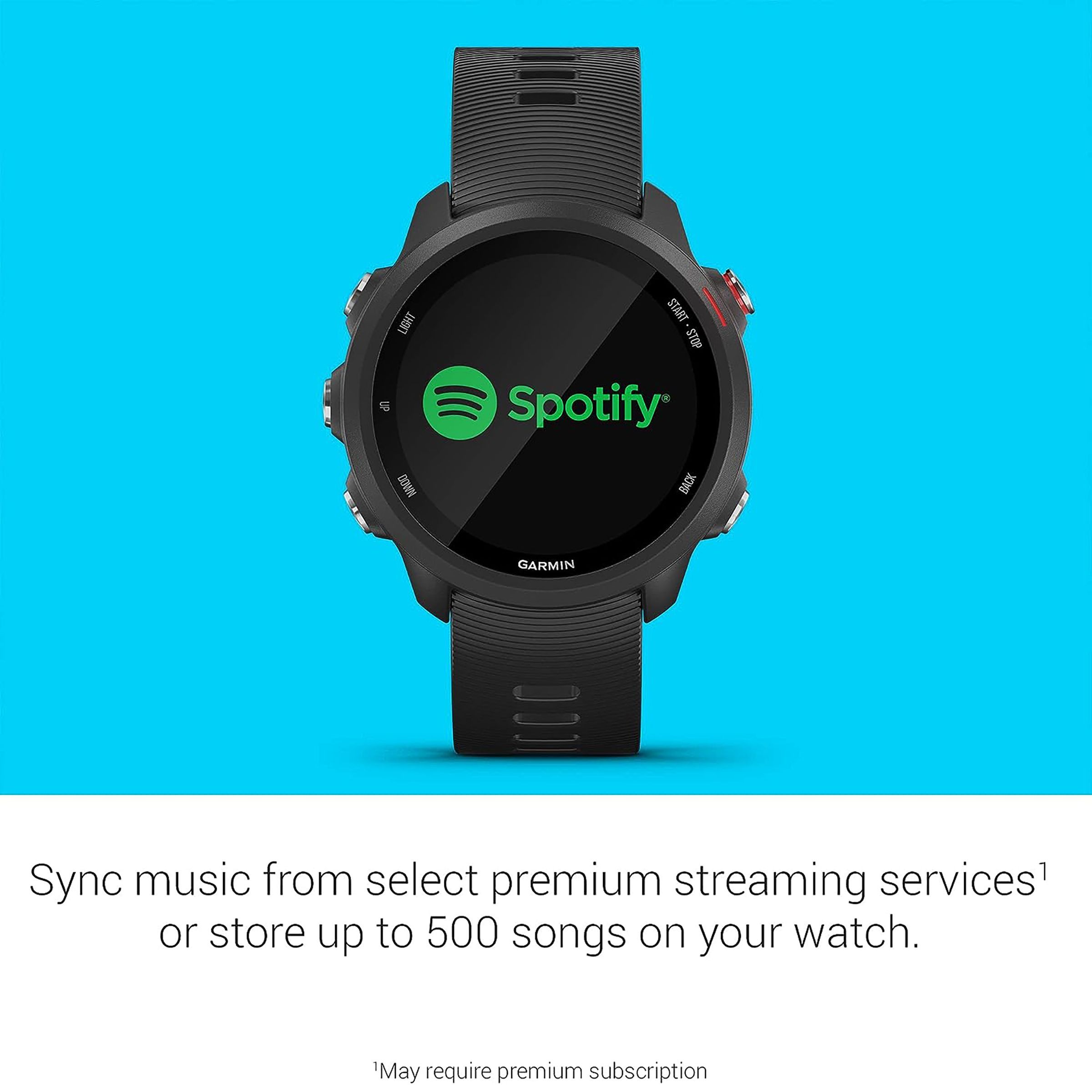 GARMIN Forerunner 245 Music Smartwatch with Activity Tracker (30.4mm with MIP Display, Water Resistant, Black Strap) GARMIN Forerunner 245 Music Smartwatch with Activity Tracker (30.4mm with MIP Display, Water Resistant, Black Strap)_6