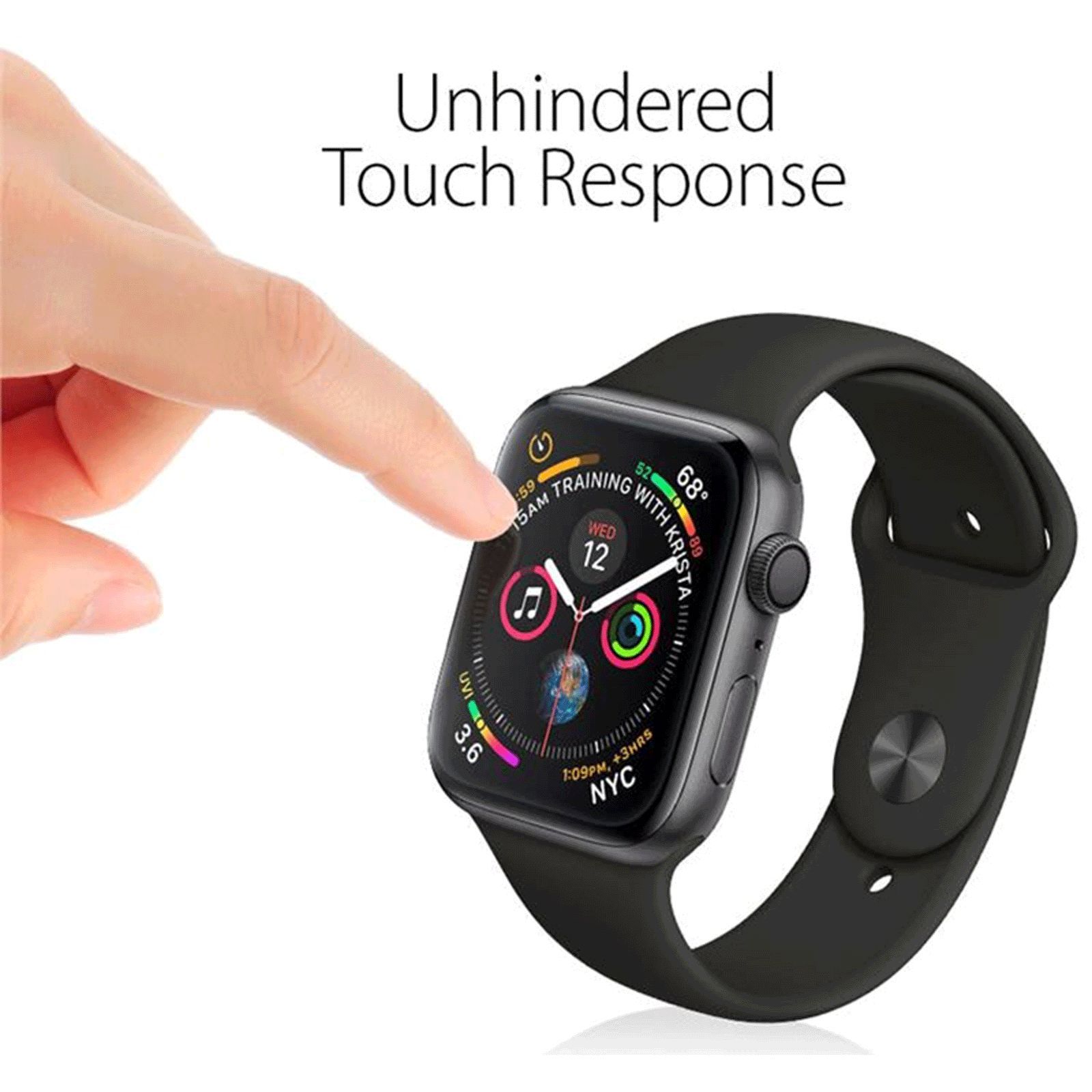 spigen Neo Flex Screen Guard for Apple Watch Series 6 & 4 (40mm) (Scratch Resistant, Transparent) spigen Neo Flex Screen Guard for Apple Watch Series 6 & 4 (40mm) (Scratch Resistant, Transparent)_4